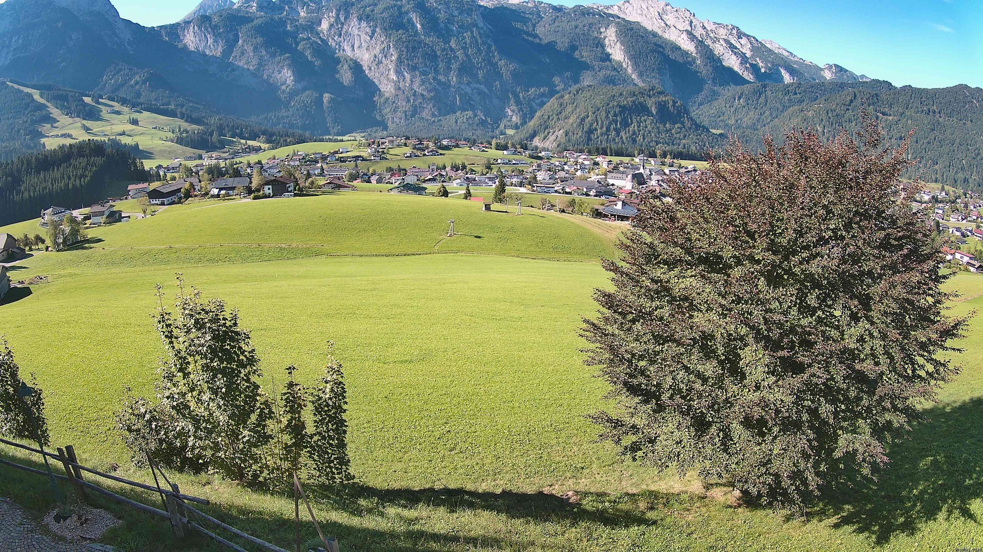 Archiv Foto Webcam Abtenau: Ausblick vom Gasthaus zur Sonnleitn