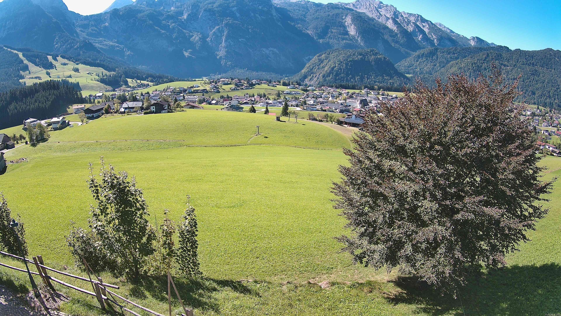 Archiv Foto Webcam Abtenau: Ausblick vom Gasthaus zur Sonnleitn