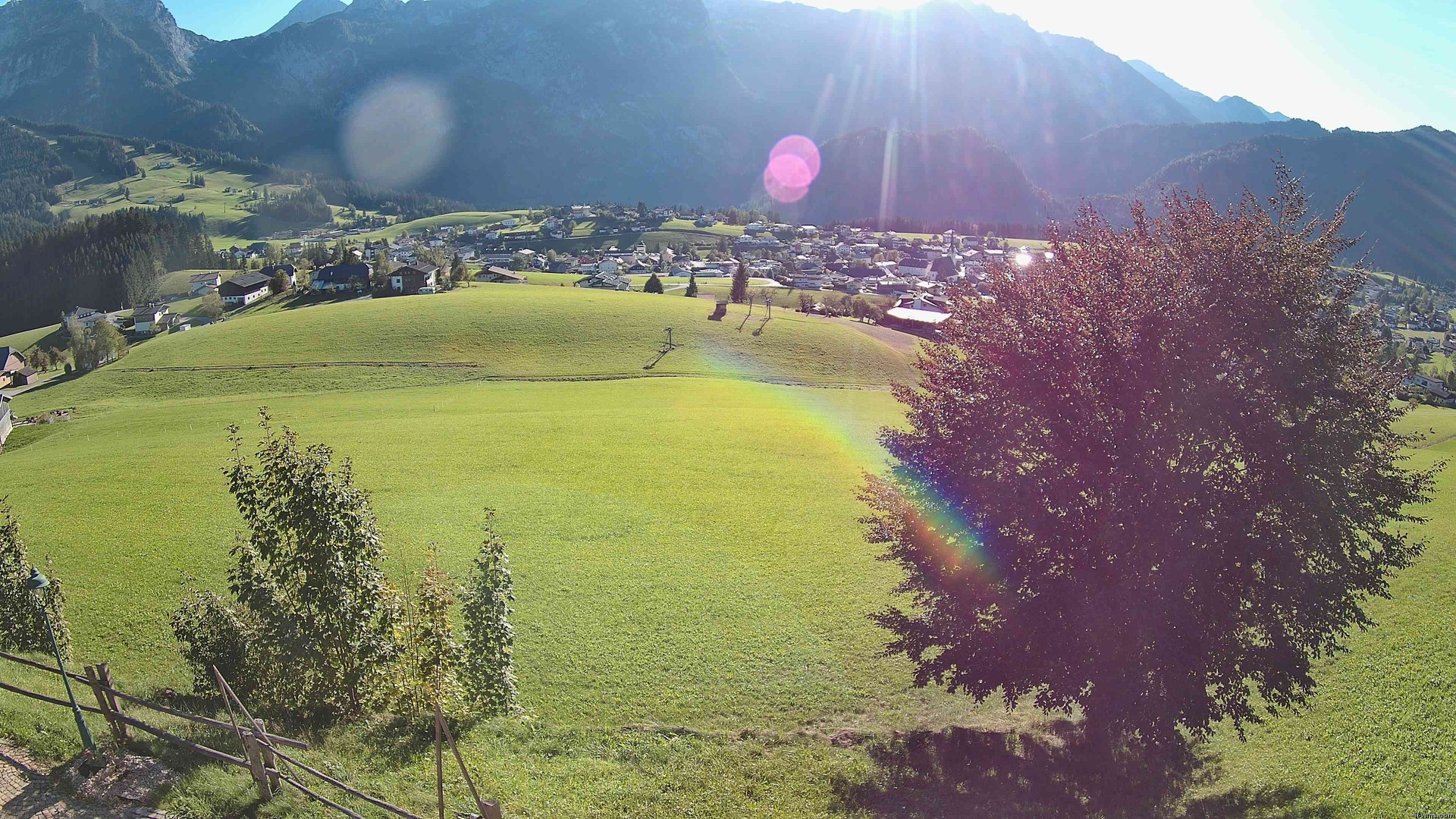 Archiv Foto Webcam Abtenau: Ausblick vom Gasthaus zur Sonnleitn