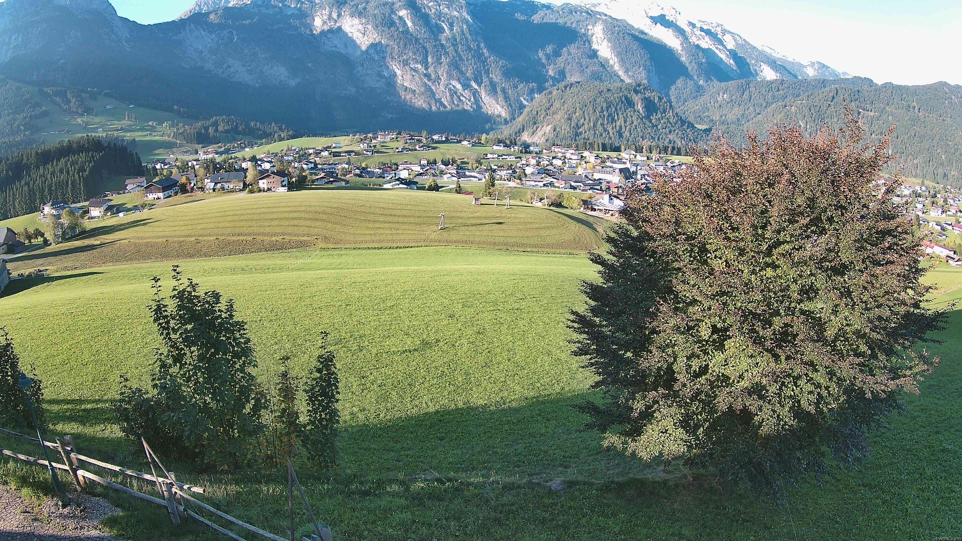 Archiv Foto Webcam Abtenau: Ausblick vom Gasthaus zur Sonnleitn