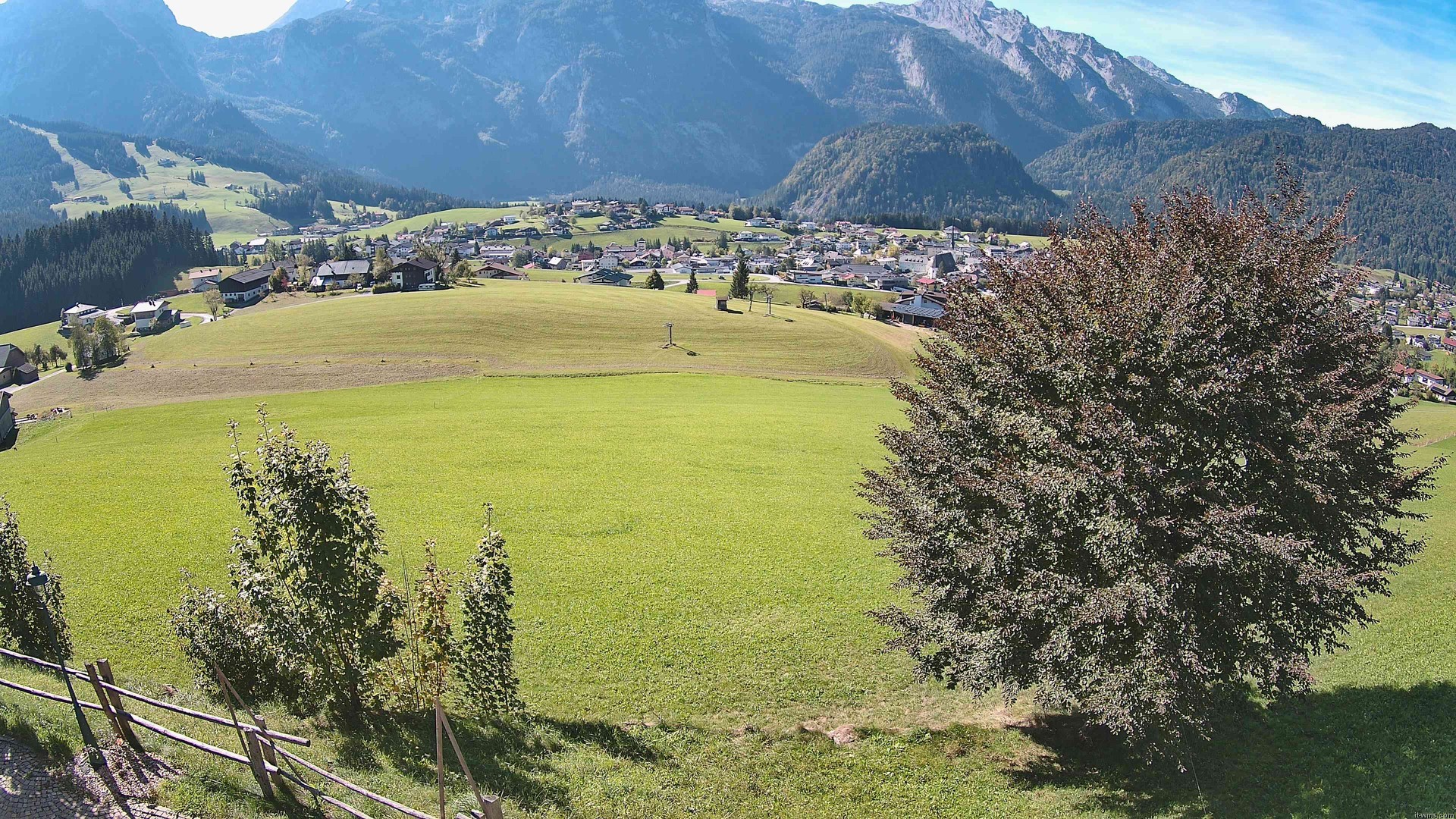 Archiv Foto Webcam Abtenau: Ausblick vom Gasthaus zur Sonnleitn