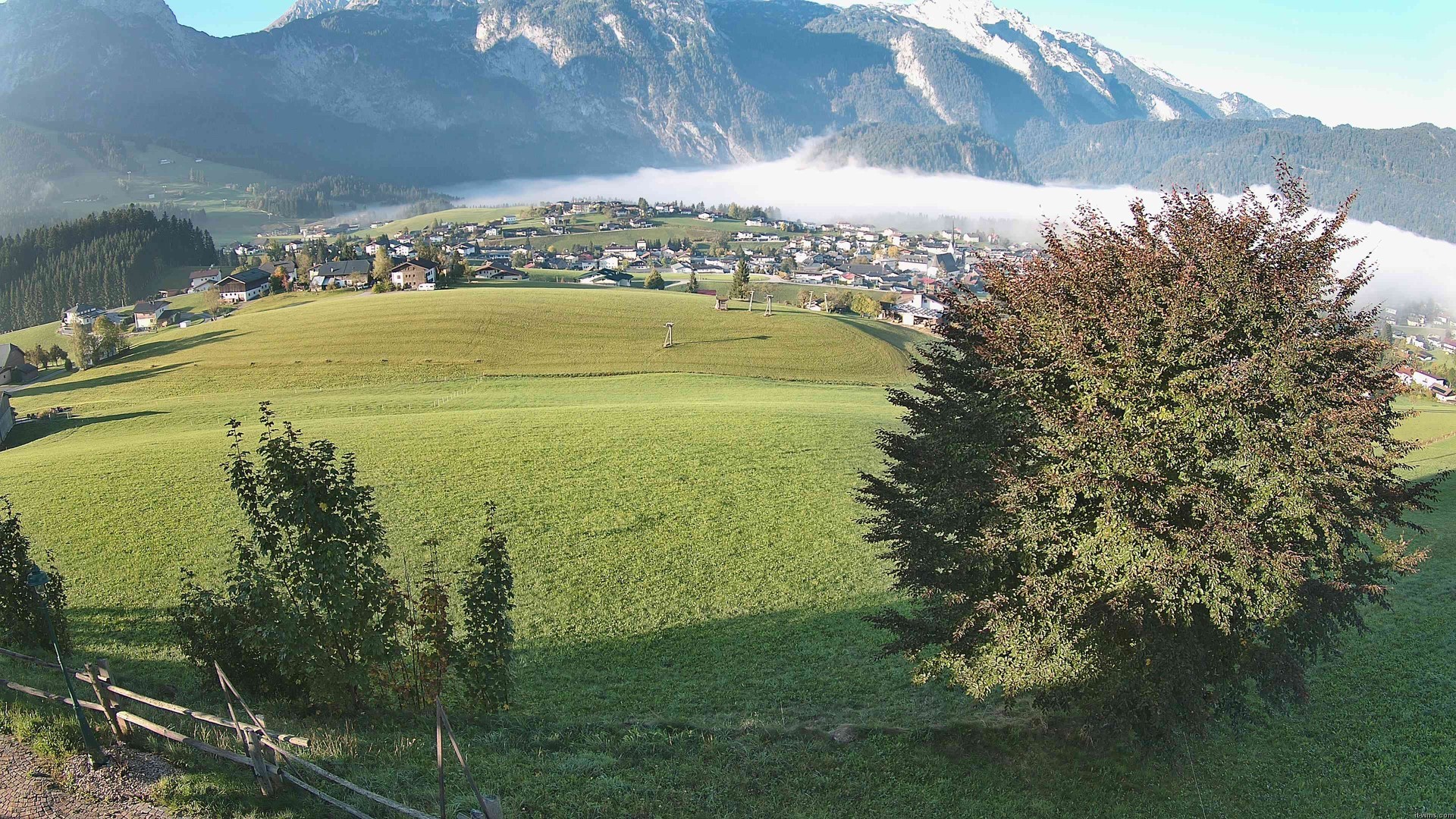 Archiv Foto Webcam Abtenau: Ausblick vom Gasthaus zur Sonnleitn