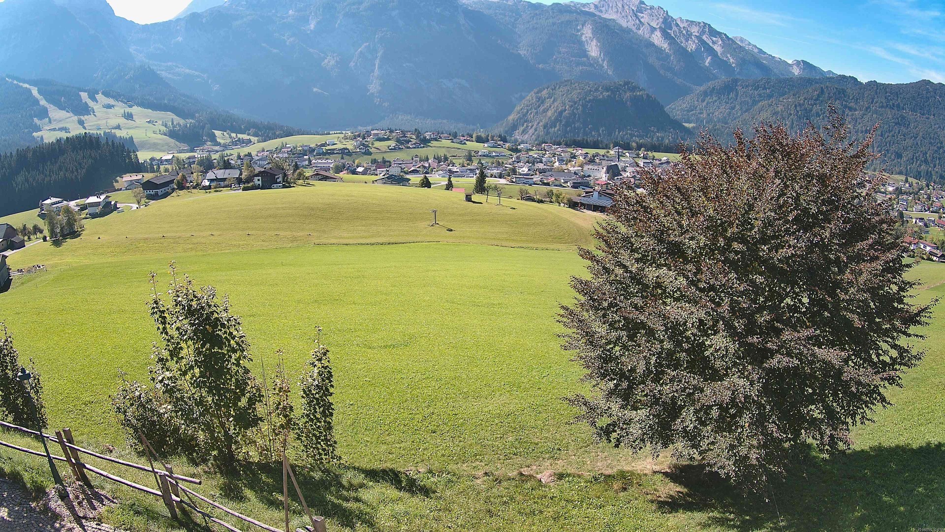Archiv Foto Webcam Abtenau: Ausblick vom Gasthaus zur Sonnleitn