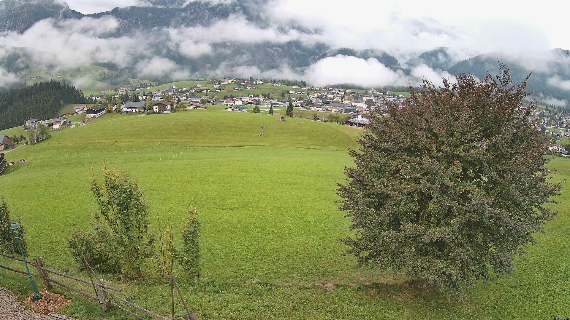 Archiv Foto Webcam Abtenau: Ausblick vom Gasthaus zur Sonnleitn