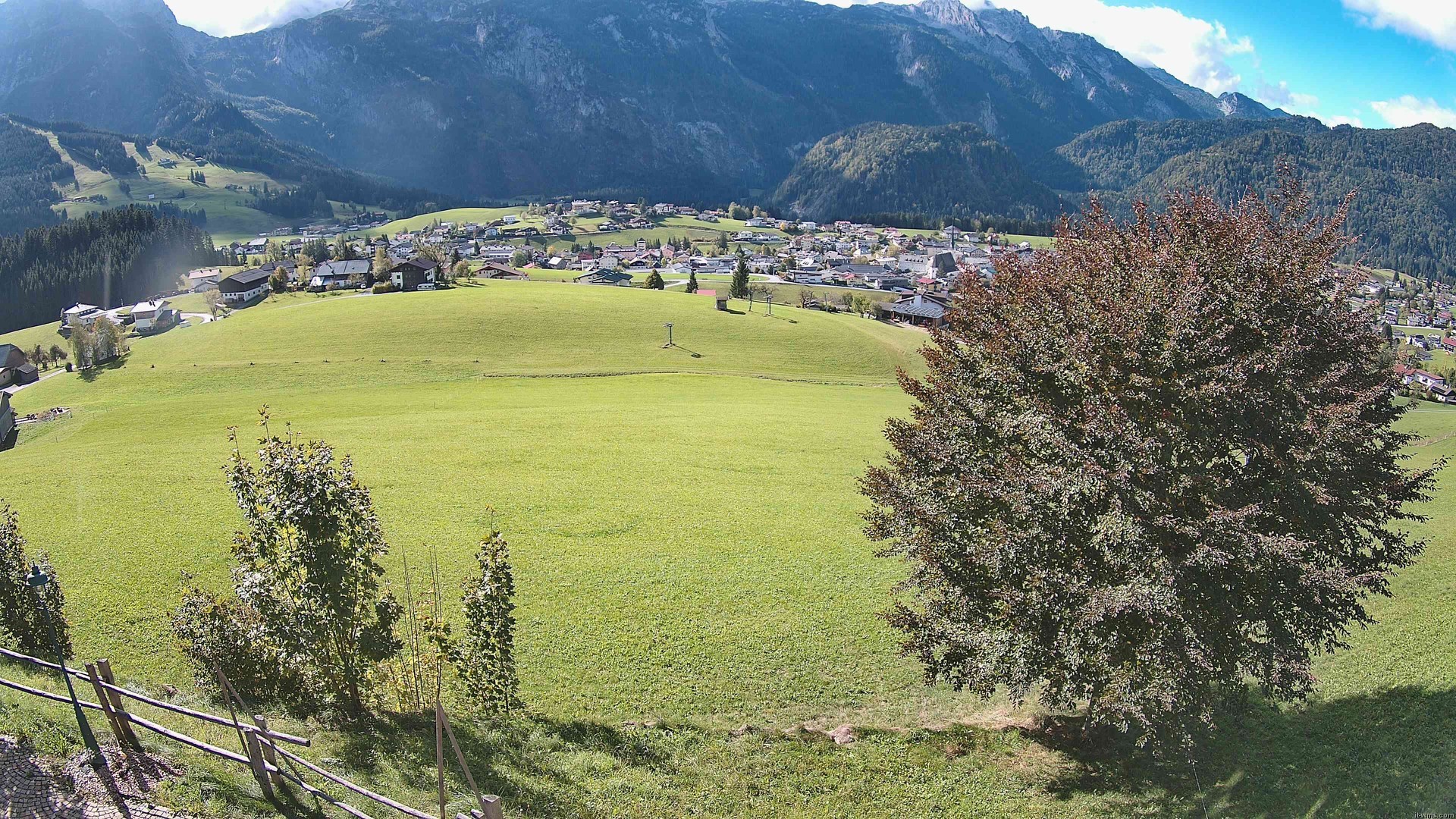 Archiv Foto Webcam Abtenau: Ausblick vom Gasthaus zur Sonnleitn