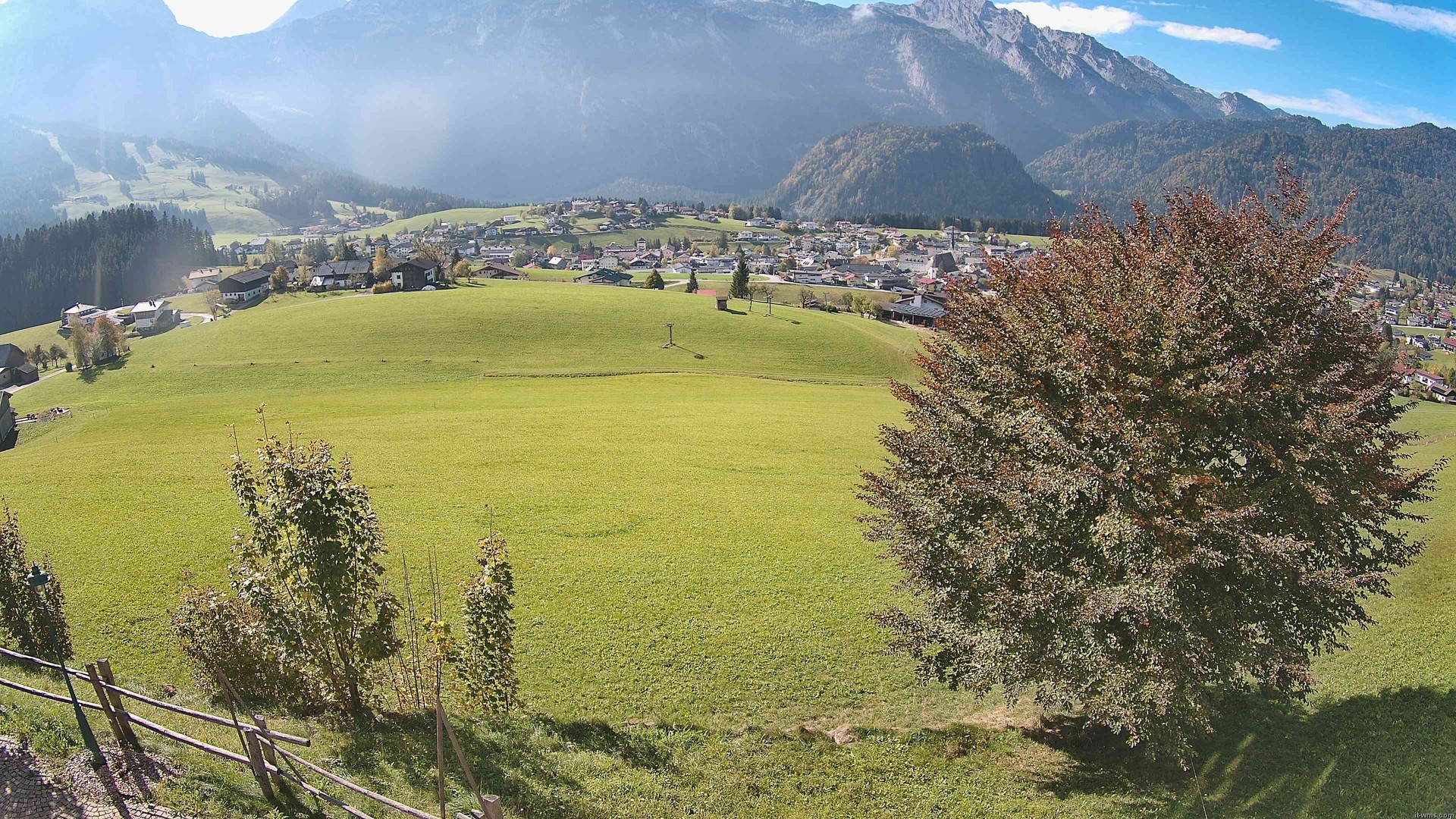 Archiv Foto Webcam Abtenau: Ausblick vom Gasthaus zur Sonnleitn