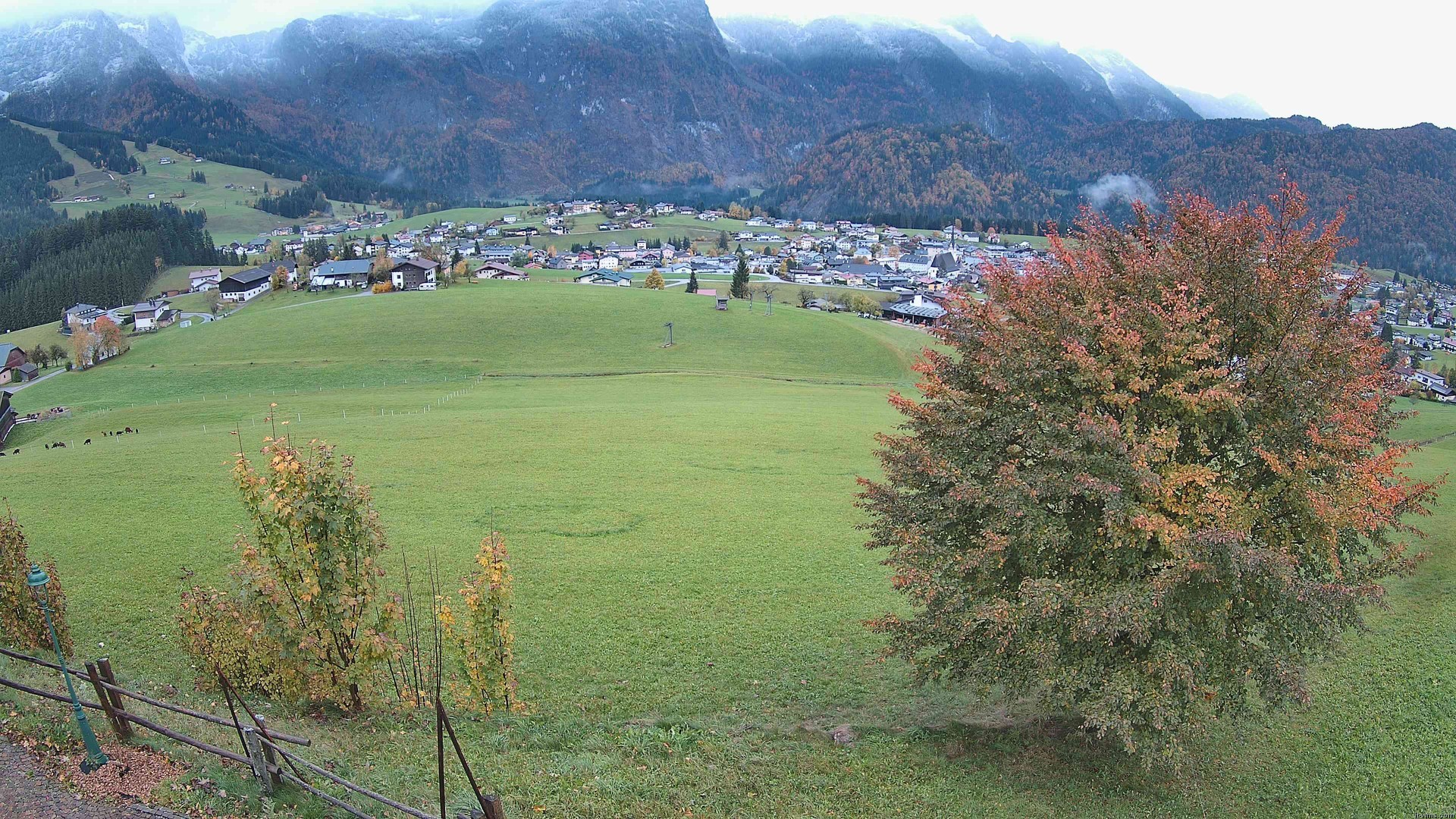 Archiv Foto Webcam Abtenau: Ausblick vom Gasthaus zur Sonnleitn