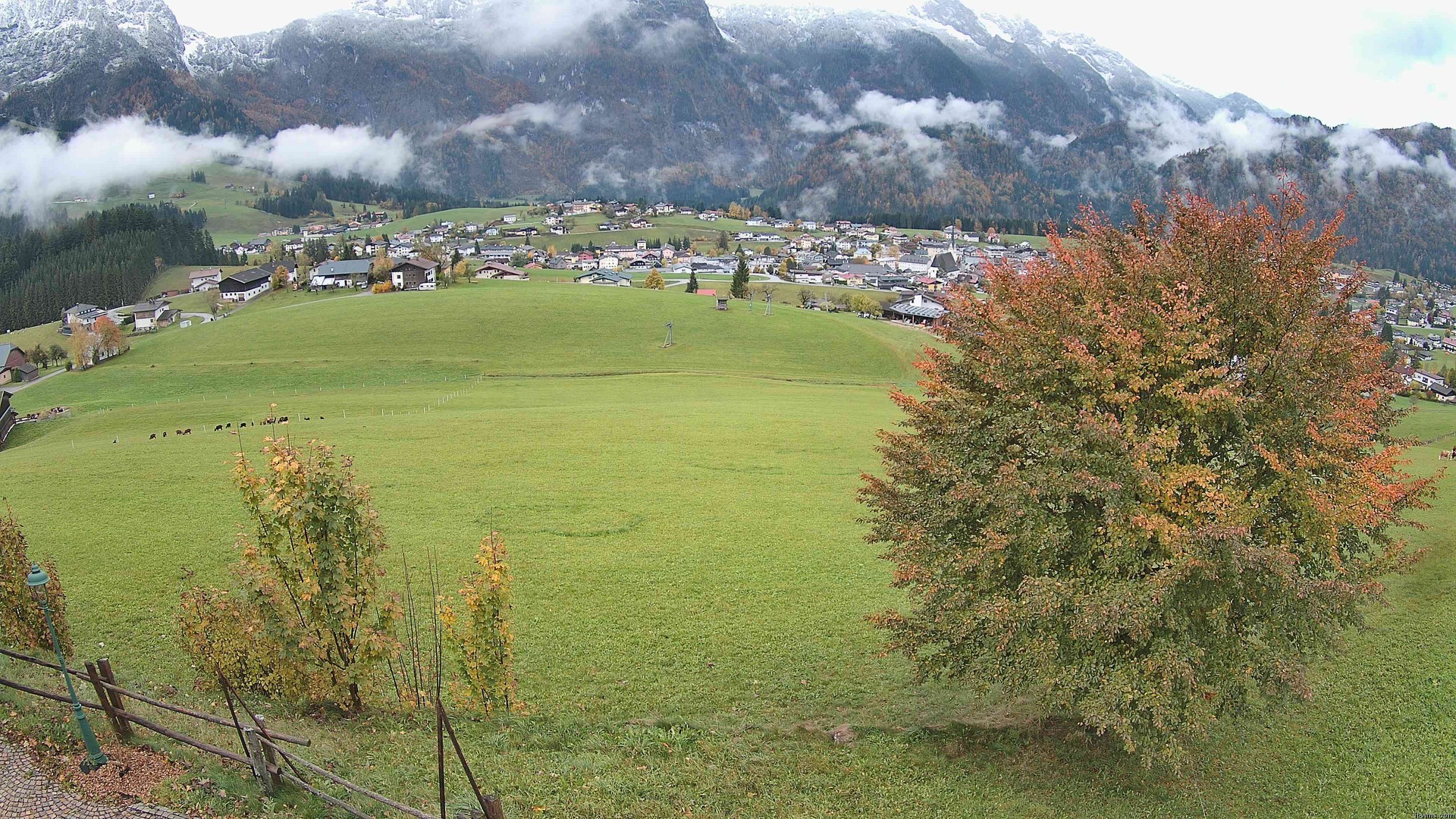 Archiv Foto Webcam Abtenau: Ausblick vom Gasthaus zur Sonnleitn