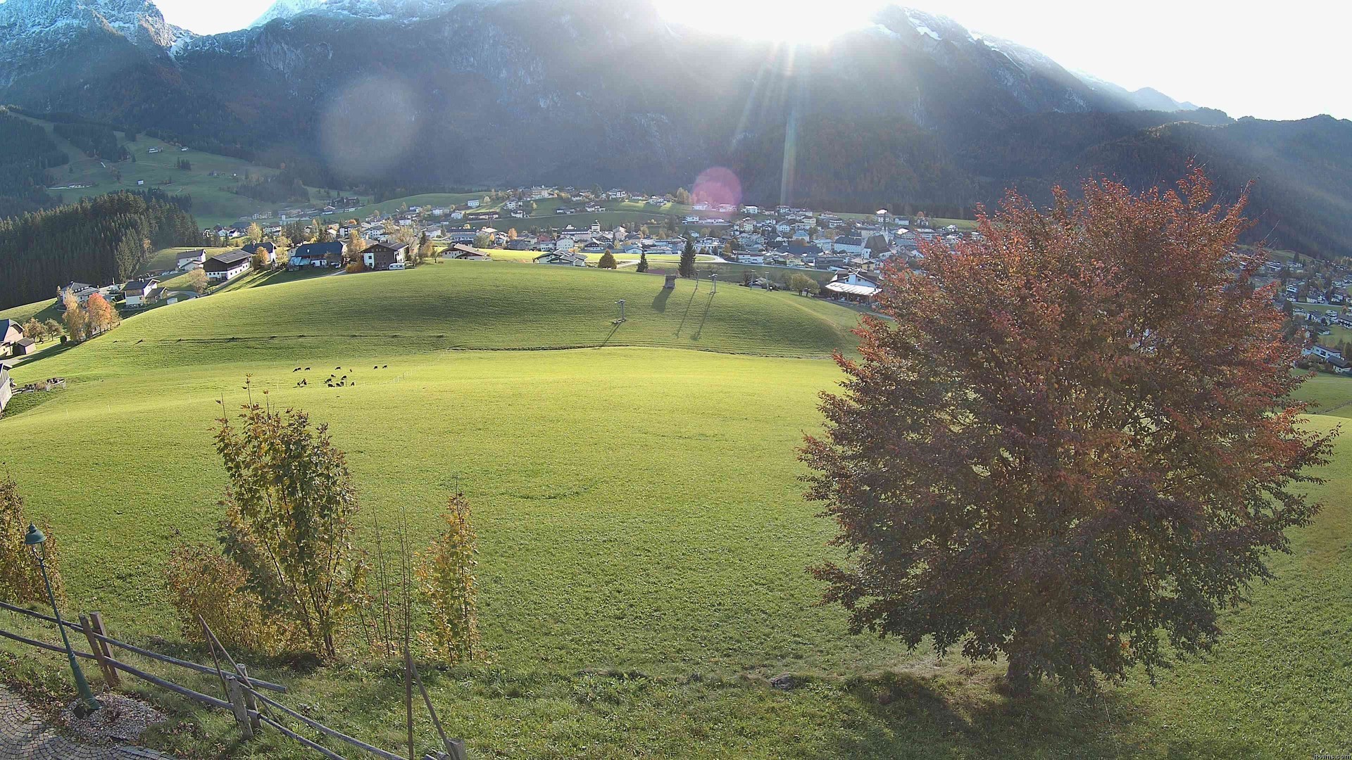 Archiv Foto Webcam Abtenau: Ausblick vom Gasthaus zur Sonnleitn