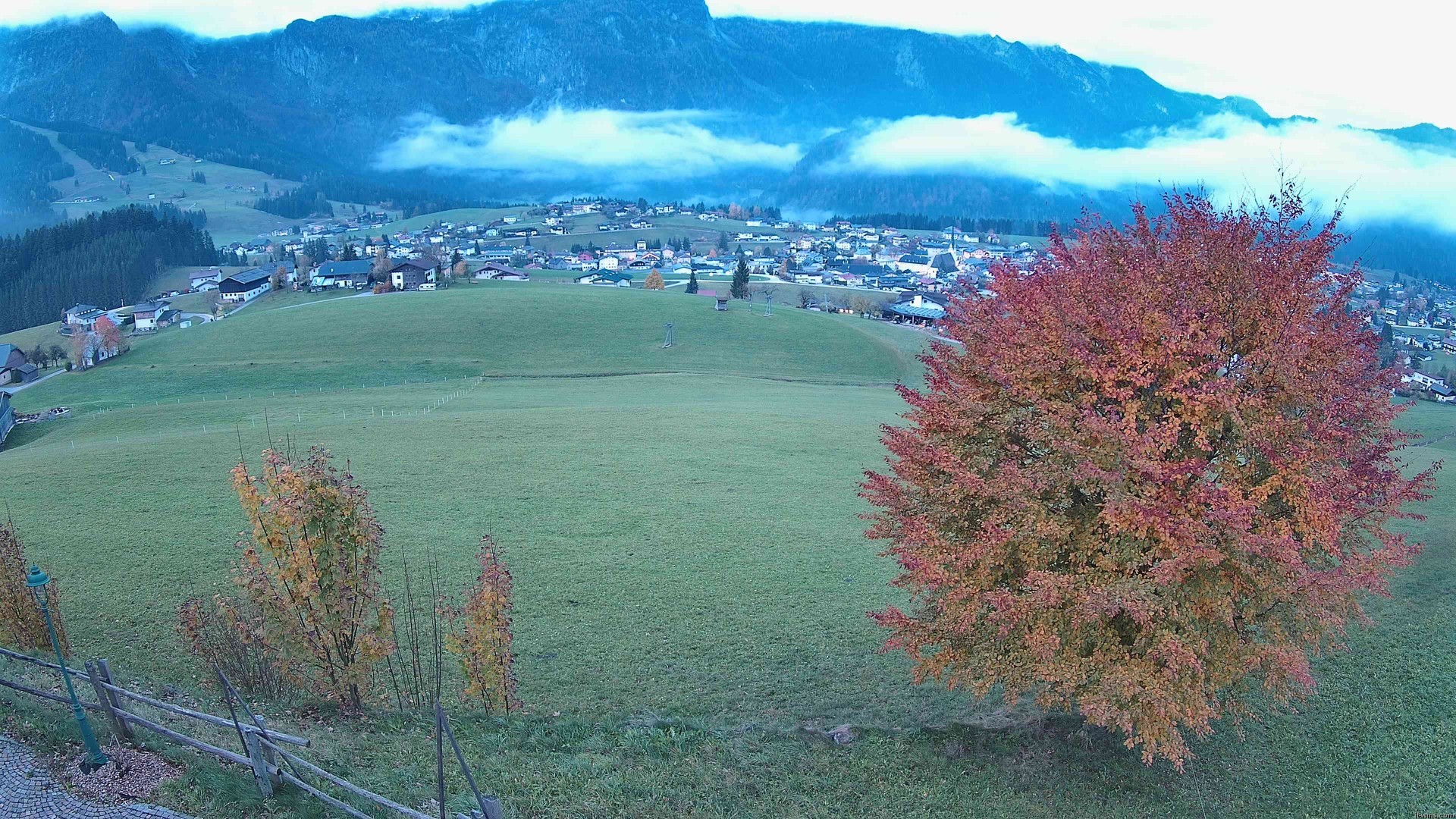 Archiv Foto Webcam Abtenau: Ausblick vom Gasthaus zur Sonnleitn