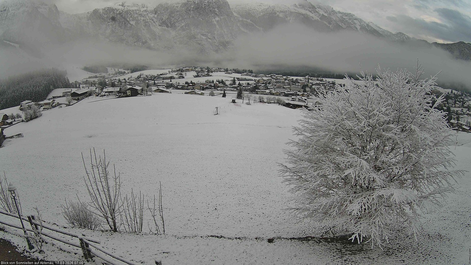 Archiv Foto Webcam Abtenau im Lammertal: Blick von Sonnleiten