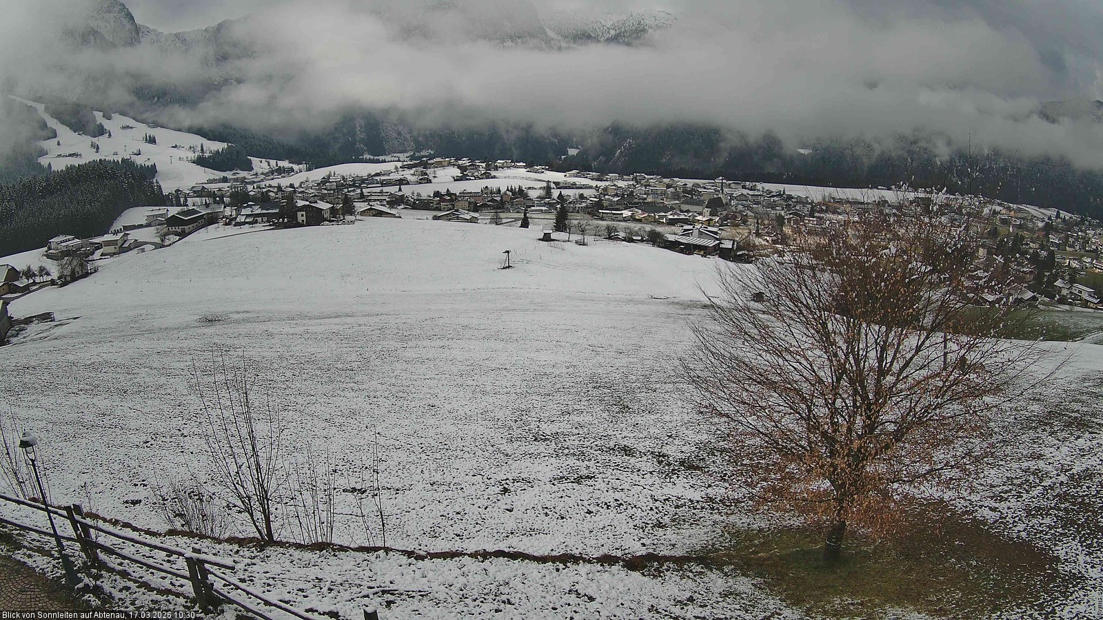 Archiv Foto Webcam Abtenau im Lammertal: Blick von Sonnleiten