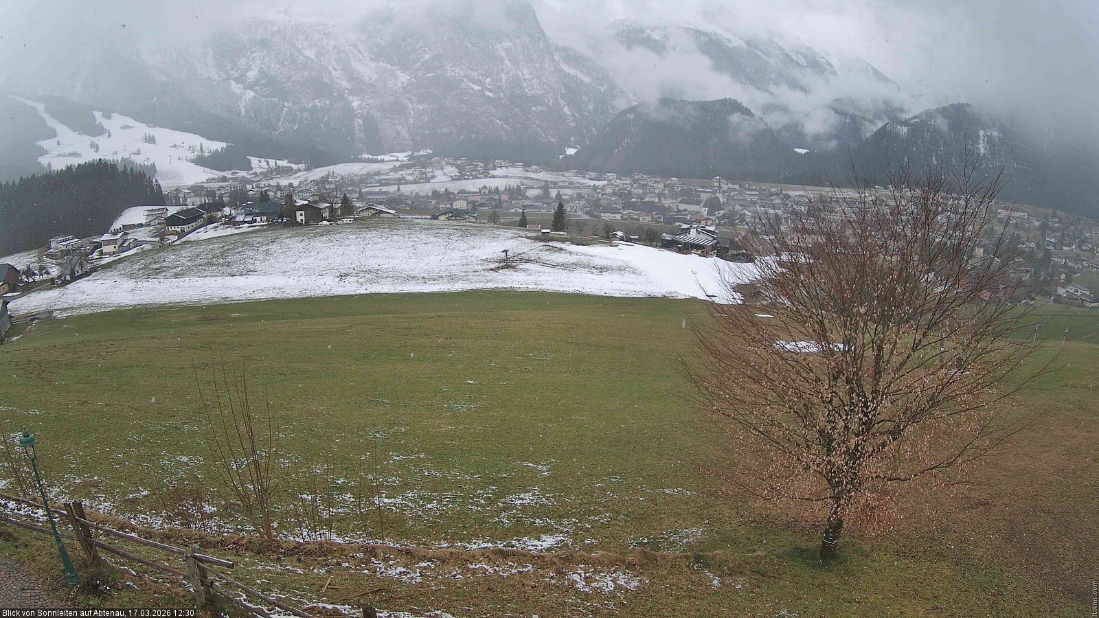 Archiv Foto Webcam Abtenau im Lammertal: Blick von Sonnleiten