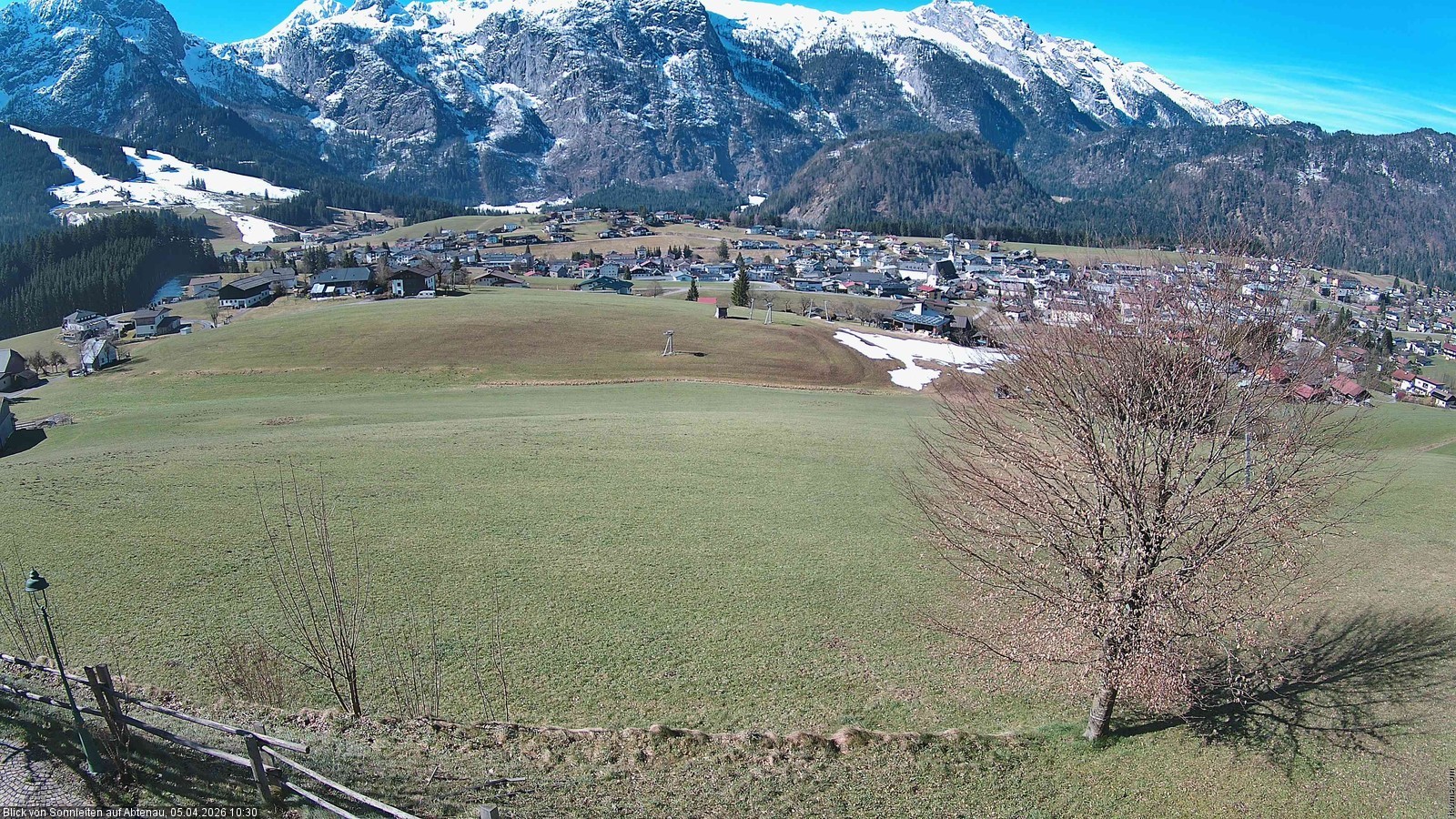 Archiv Foto Webcam Abtenau im Lammertal: Blick von Sonnleiten