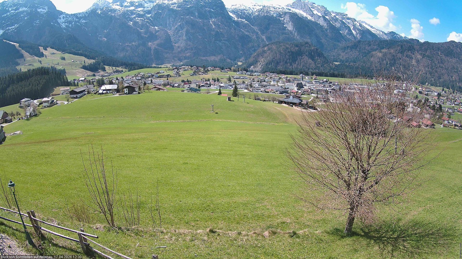 Archived image Webcam Abtenau (Lammertal valley, Salzburg)