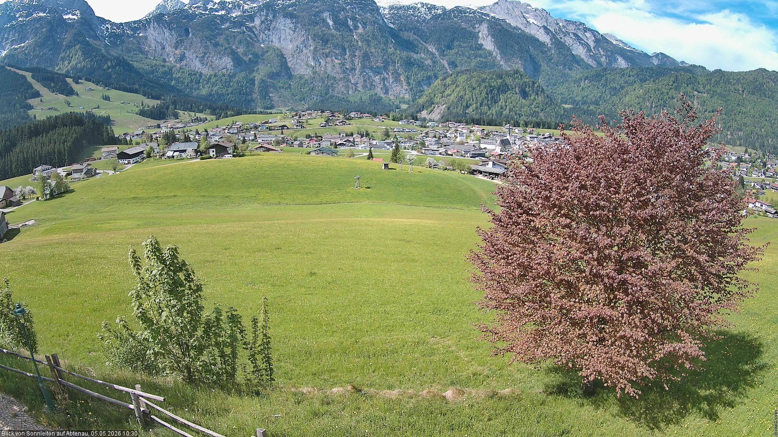 Archiv Foto Webcam Abtenau im Lammertal: Blick von Sonnleiten