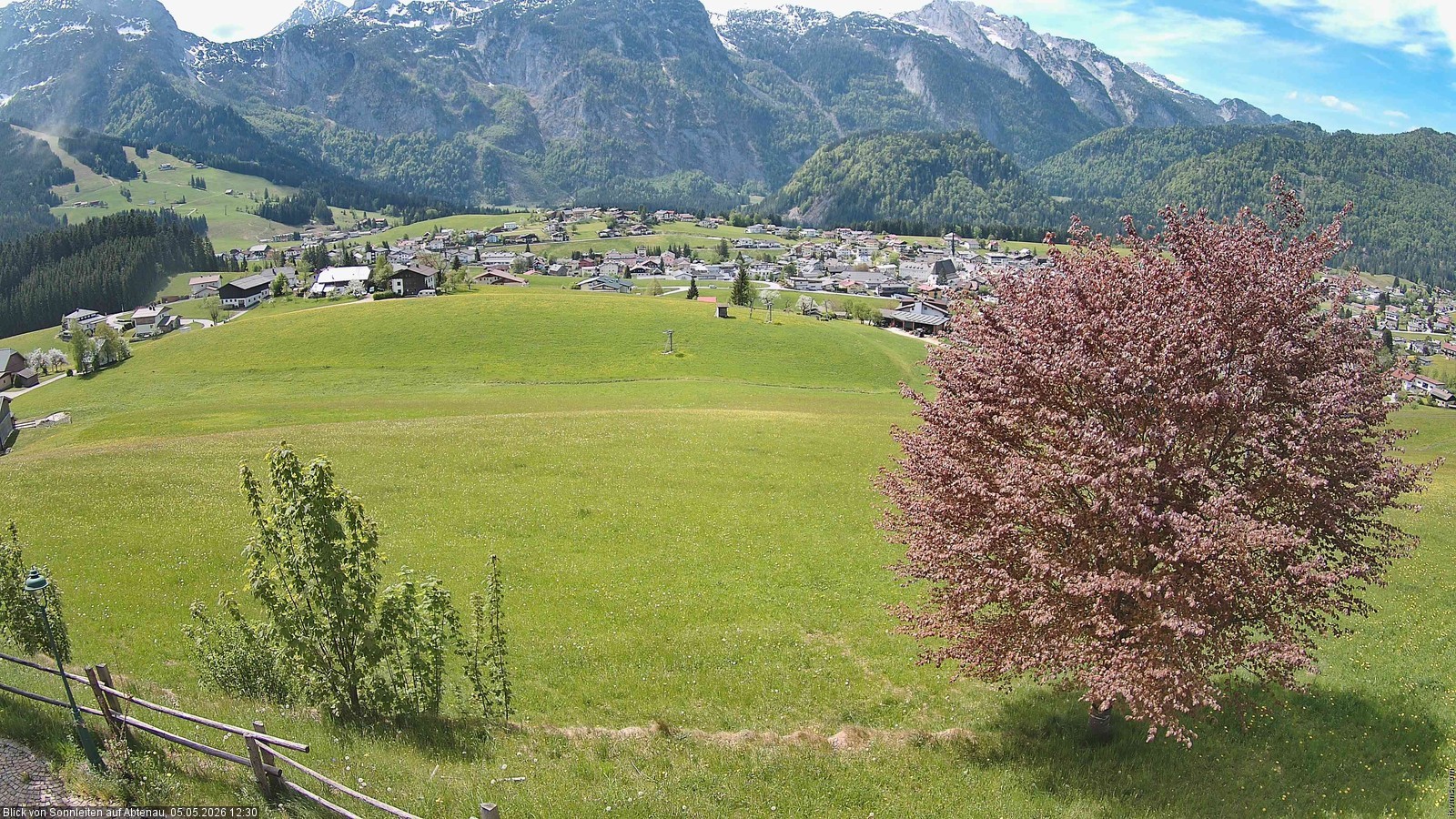 Archiv Foto Webcam Abtenau im Lammertal: Blick von Sonnleiten