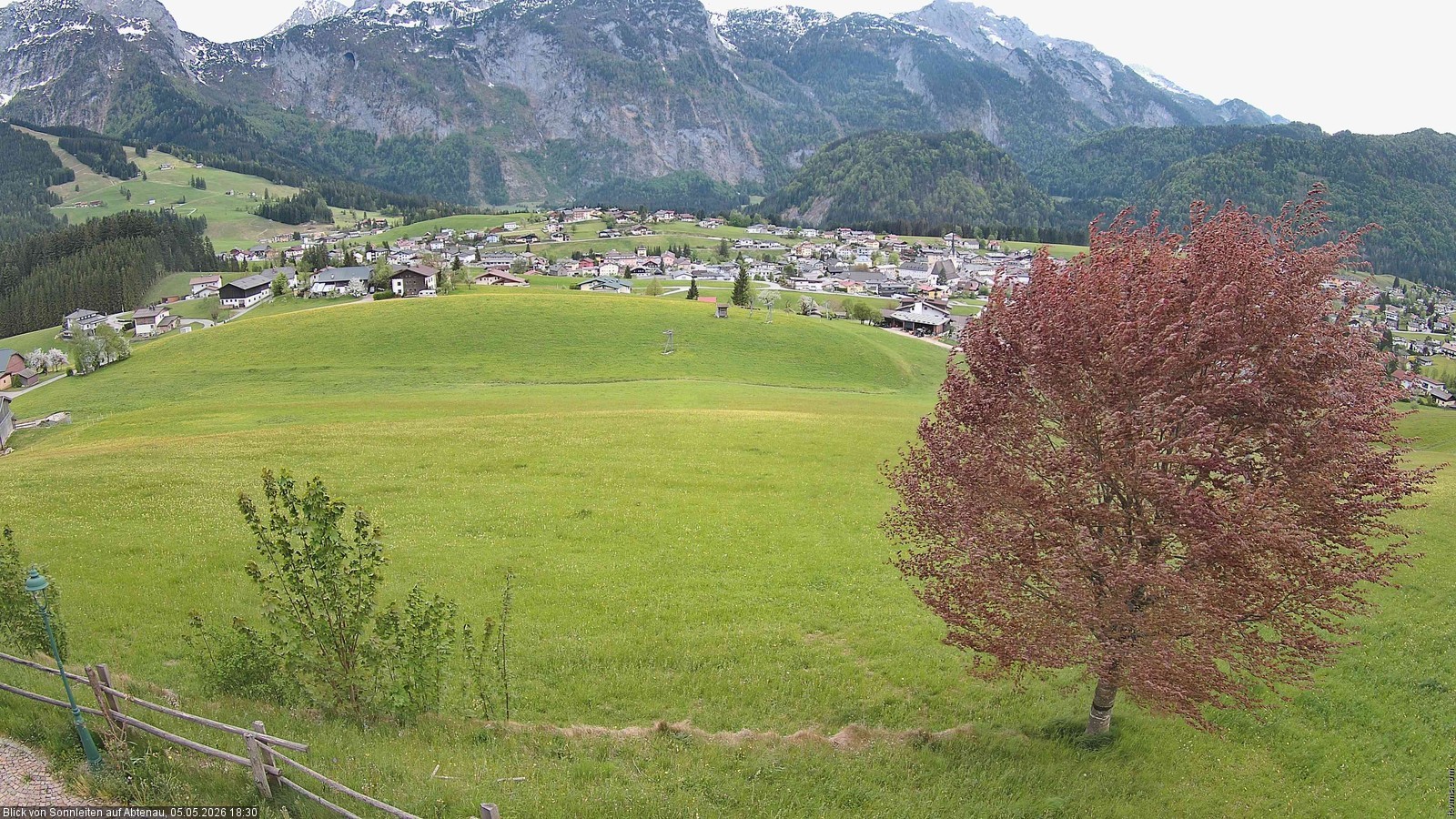 Archiv Foto Webcam Abtenau im Lammertal: Blick von Sonnleiten