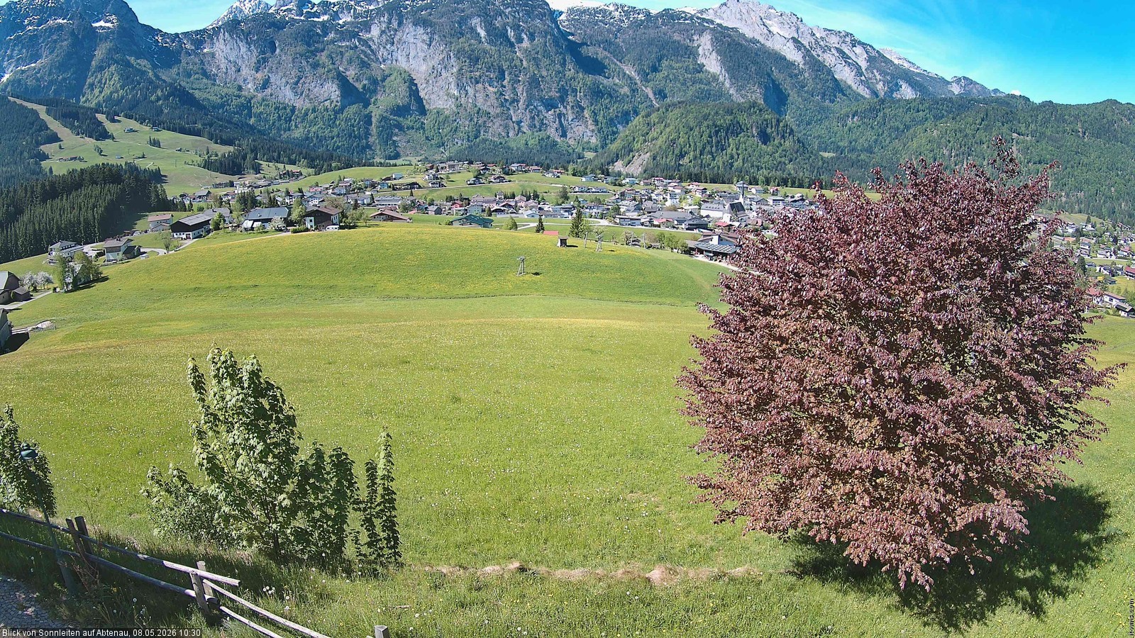 Archiv Foto Webcam Abtenau im Lammertal: Blick von Sonnleiten
