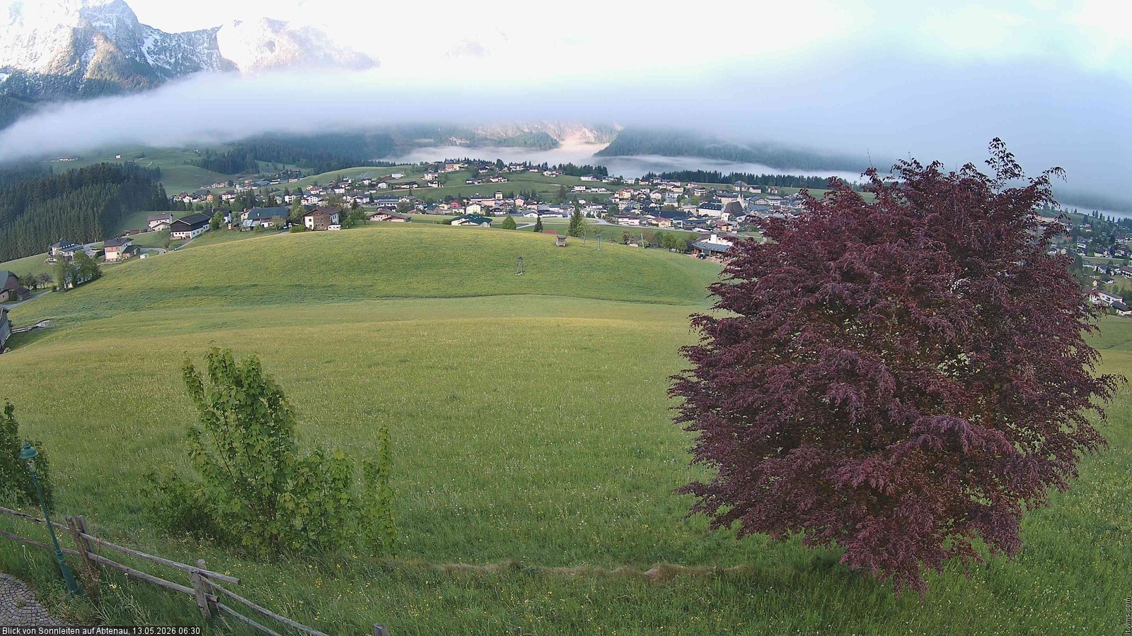 Archiv Foto Webcam Abtenau im Lammertal: Blick von Sonnleiten