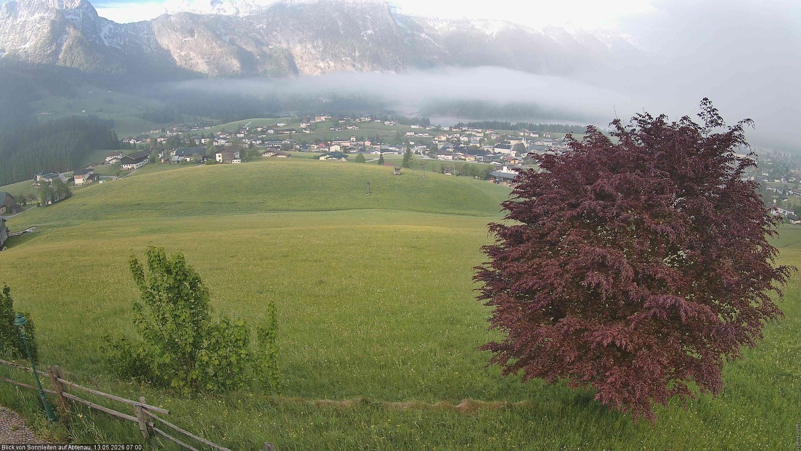 Archiv Foto Webcam Abtenau im Lammertal: Blick von Sonnleiten