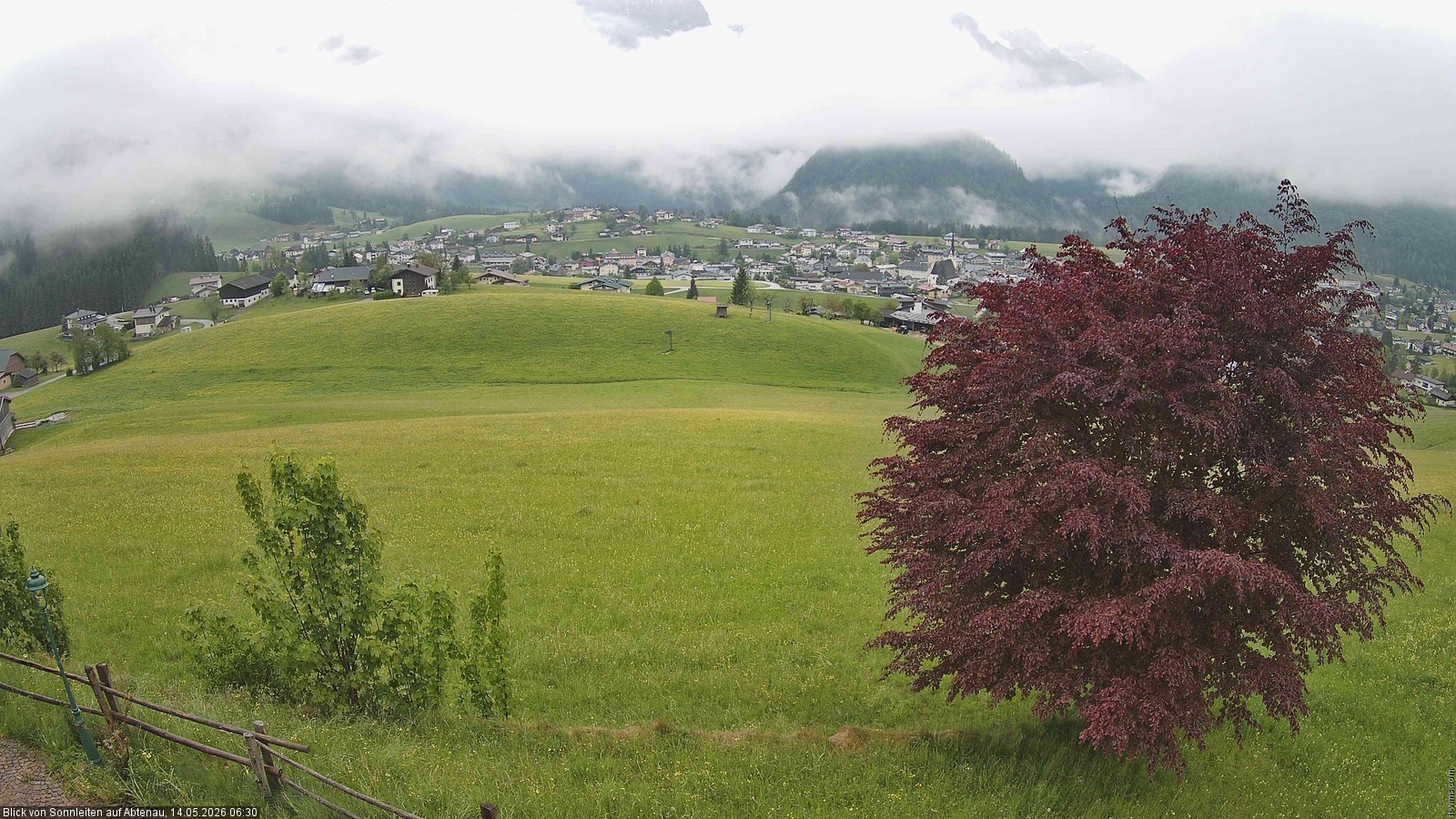 Archiv Foto Webcam Abtenau im Lammertal: Blick von Sonnleiten