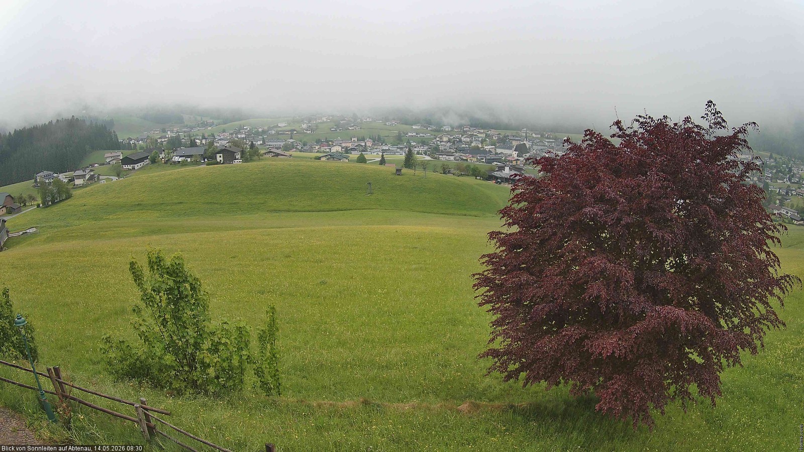 Archiv Foto Webcam Abtenau im Lammertal: Blick von Sonnleiten