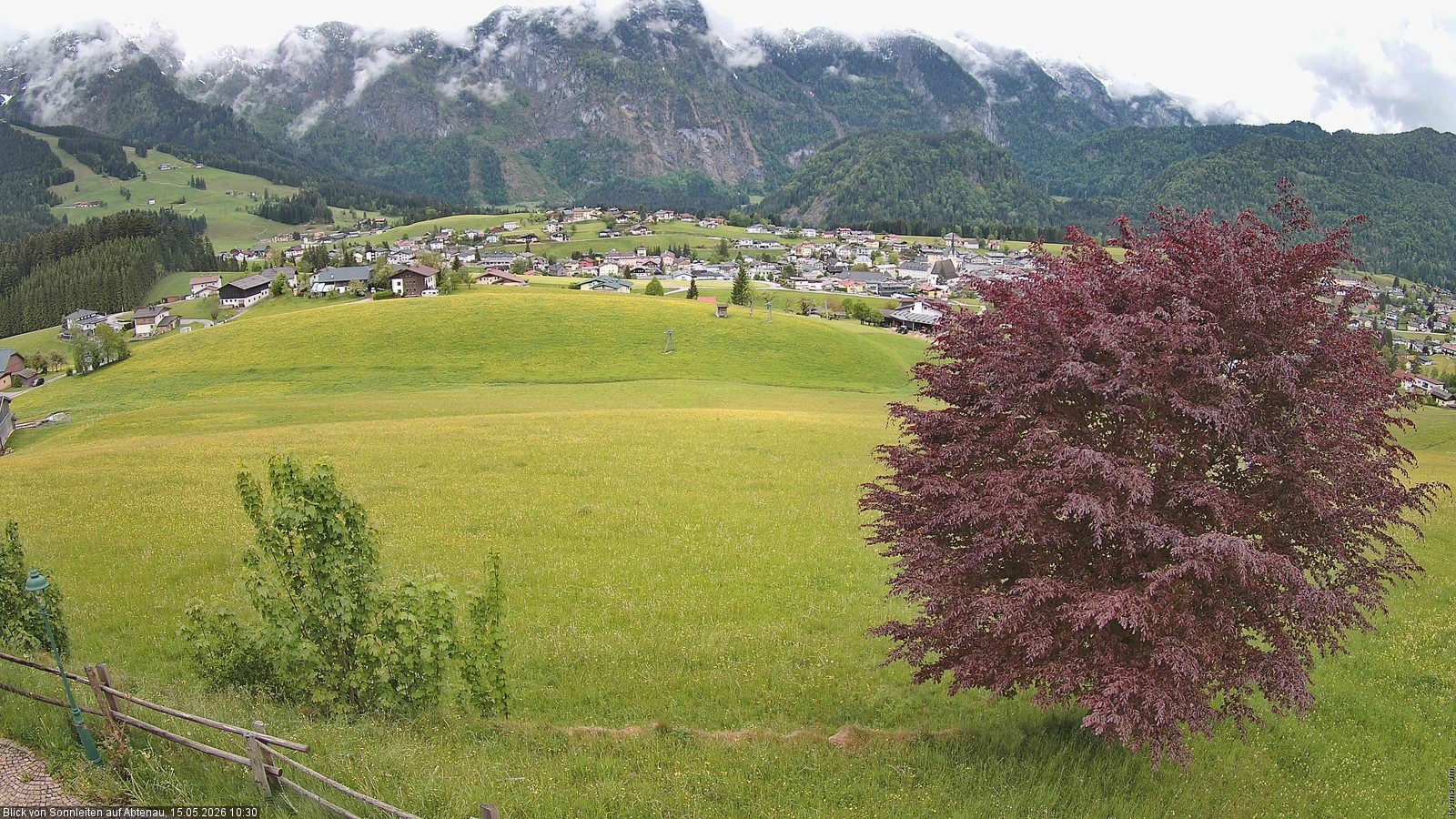 Archiv Foto Webcam Abtenau im Lammertal: Blick von Sonnleiten