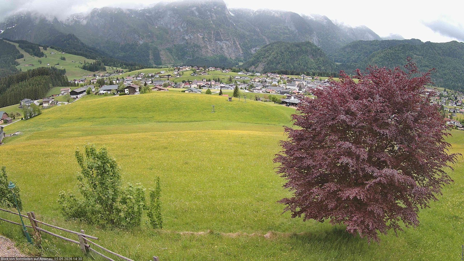 Archiv Foto Webcam Abtenau im Lammertal: Blick von Sonnleiten