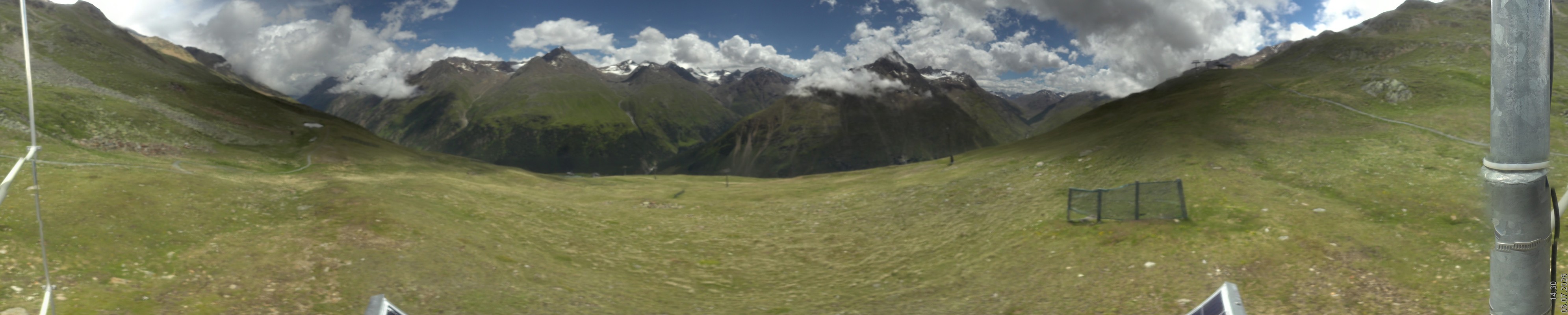 Archived image Webcam Vent valley, Ötztal Alps