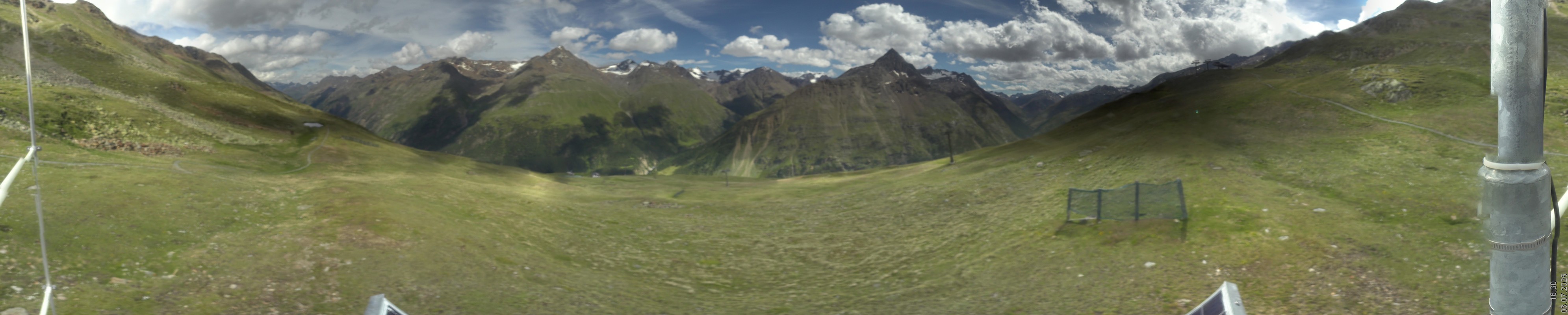 Archived image Webcam Vent valley, Ötztal Alps
