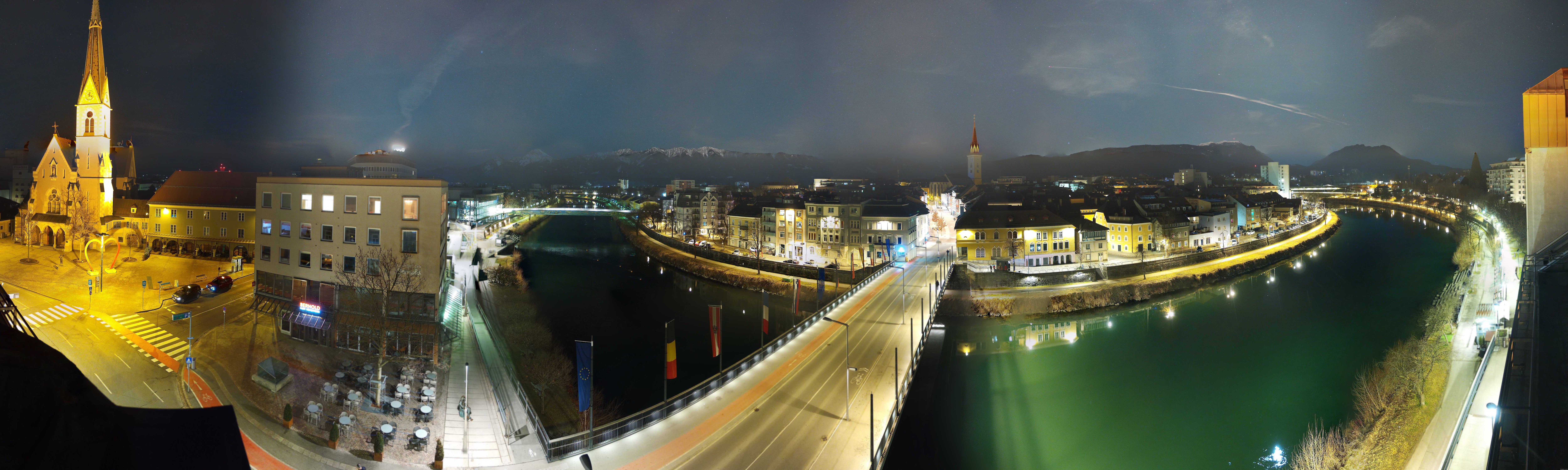 Archived image Webcam Panoramic view of Villach
