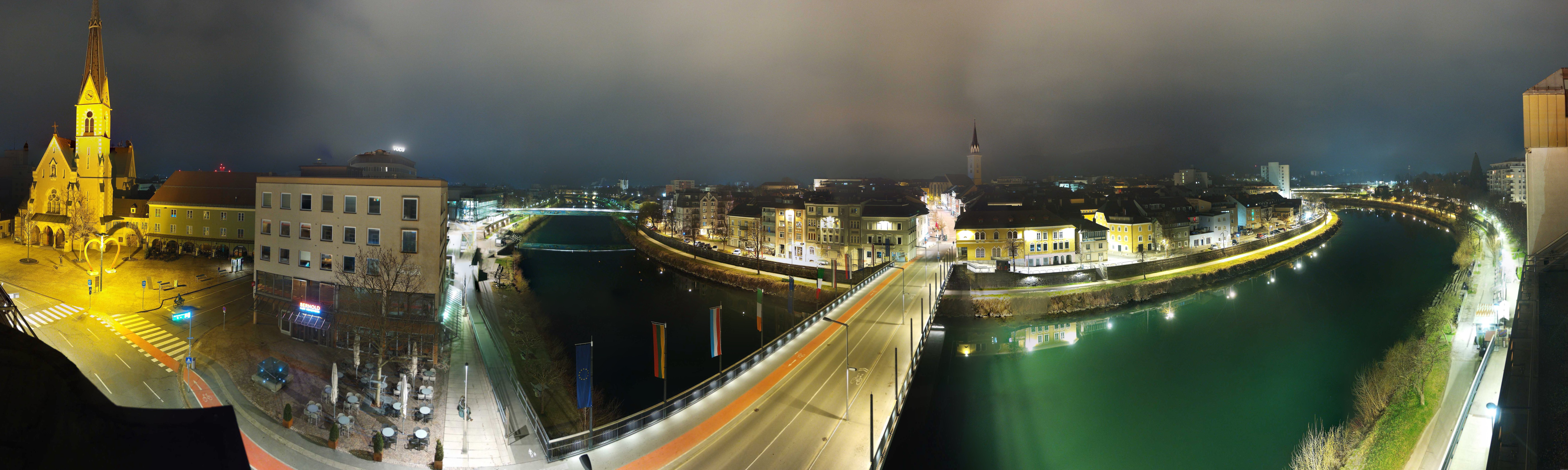 Archived image Webcam Panoramic view of Villach
