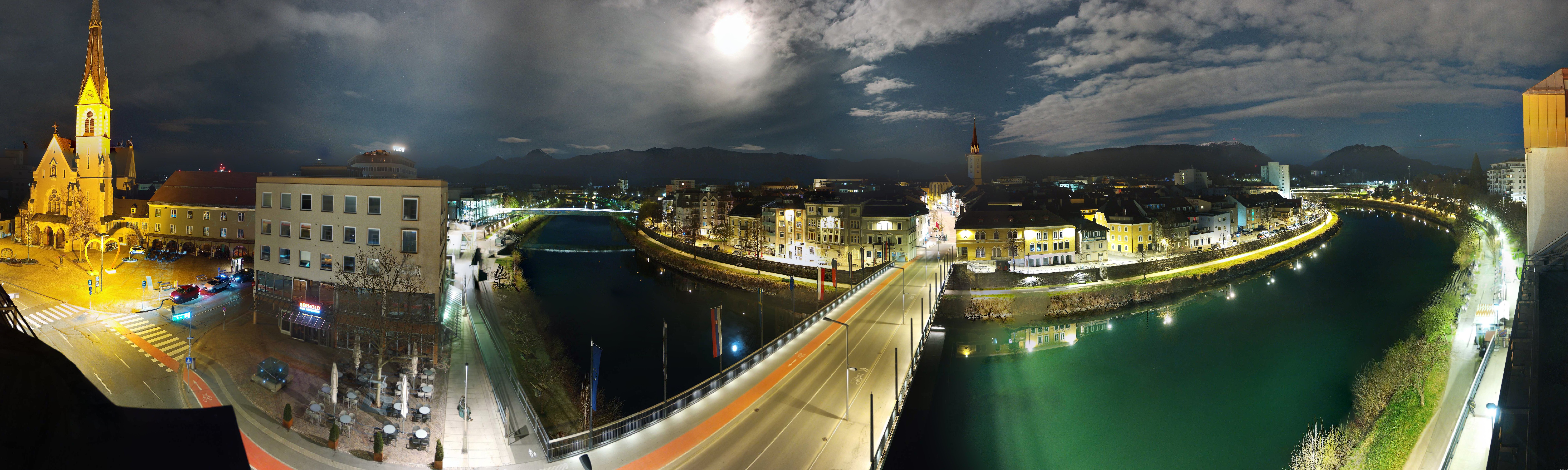 Archived image Webcam Panoramic view of Villach