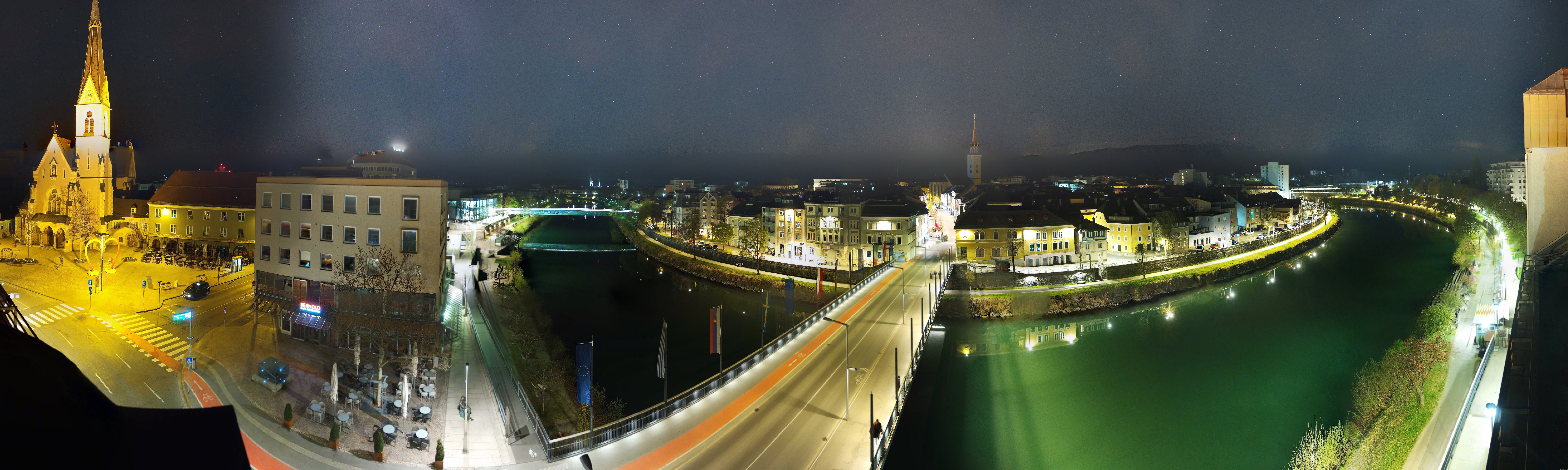 Archived image Webcam Panoramic view of Villach