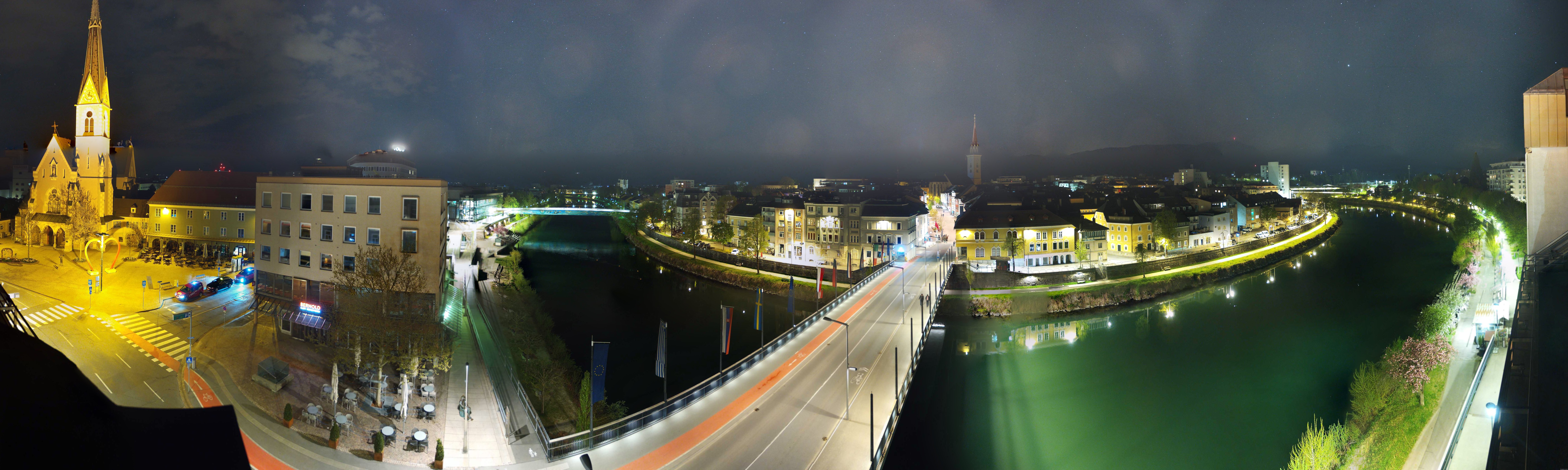 Archived image Webcam Panoramic view of Villach