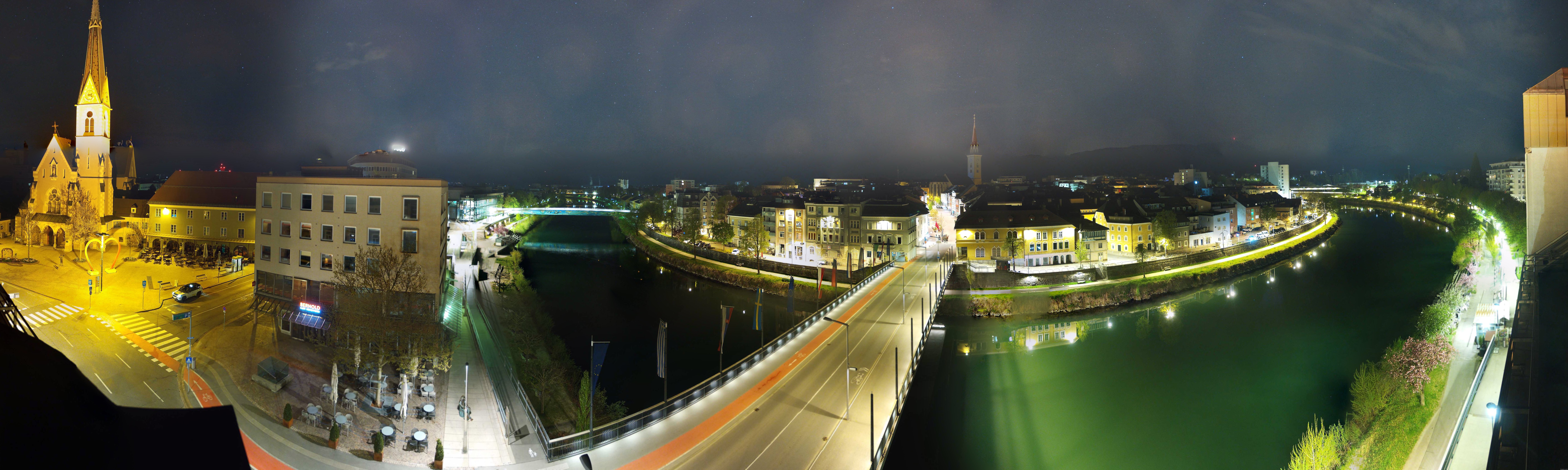 Archived image Webcam Panoramic view of Villach