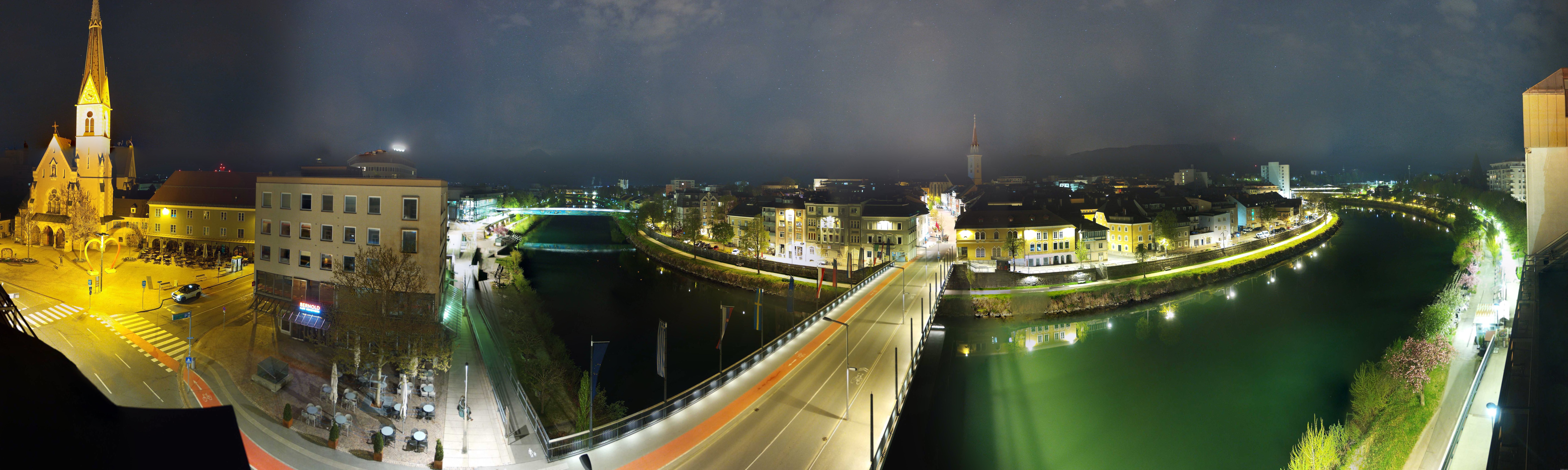 Archived image Webcam Panoramic view of Villach