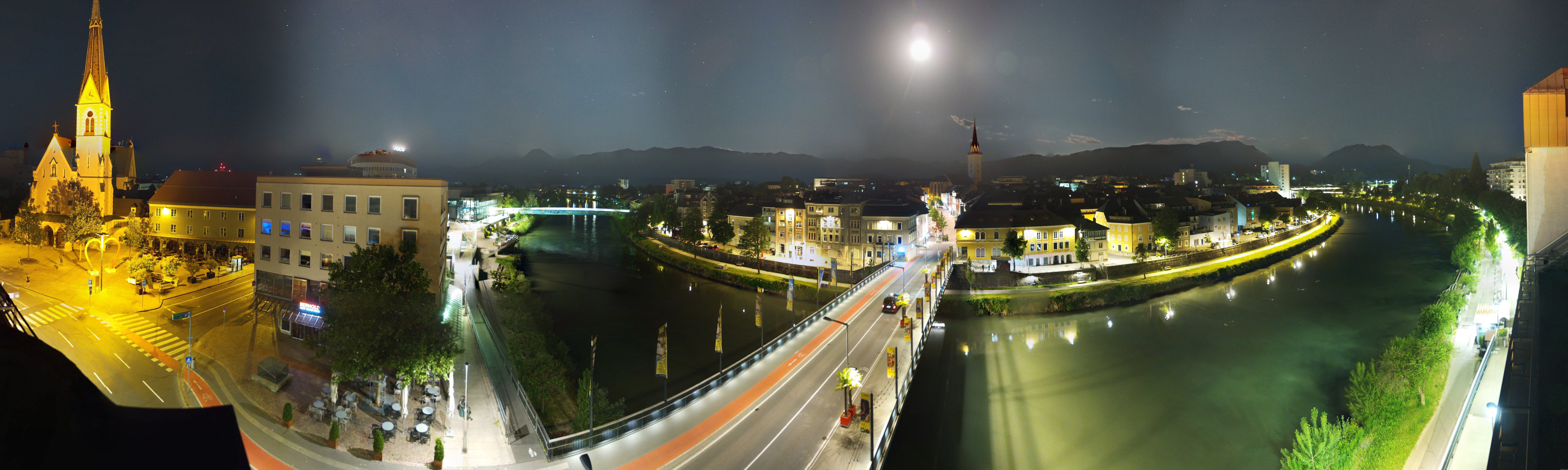 Archived image Webcam Panoramic view of Villach