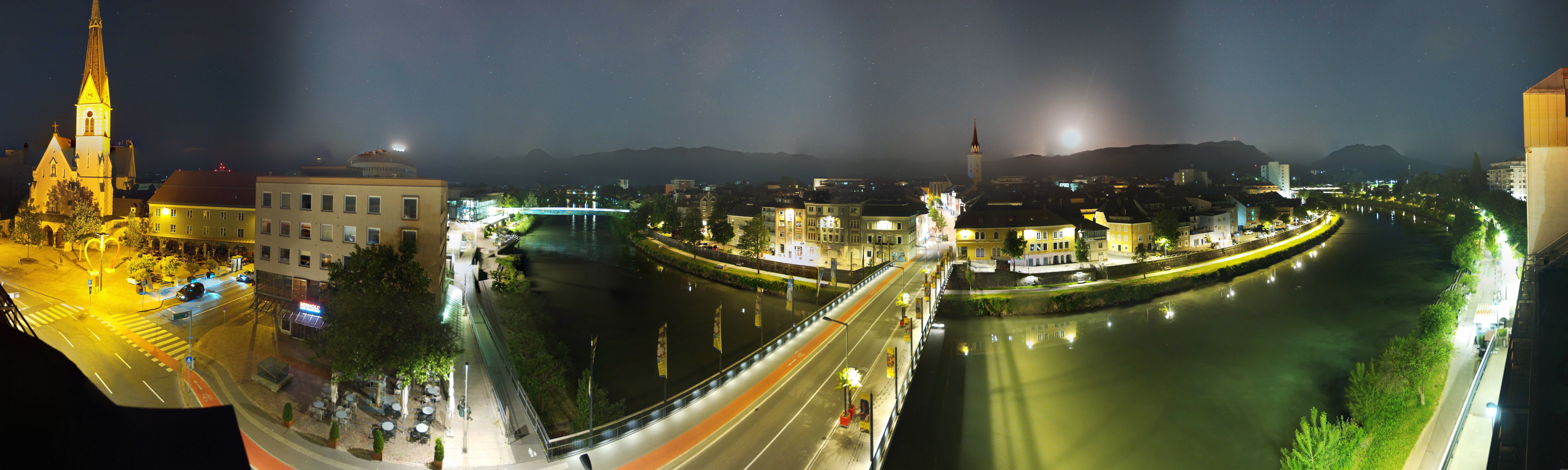 Archived image Webcam Panoramic view of Villach