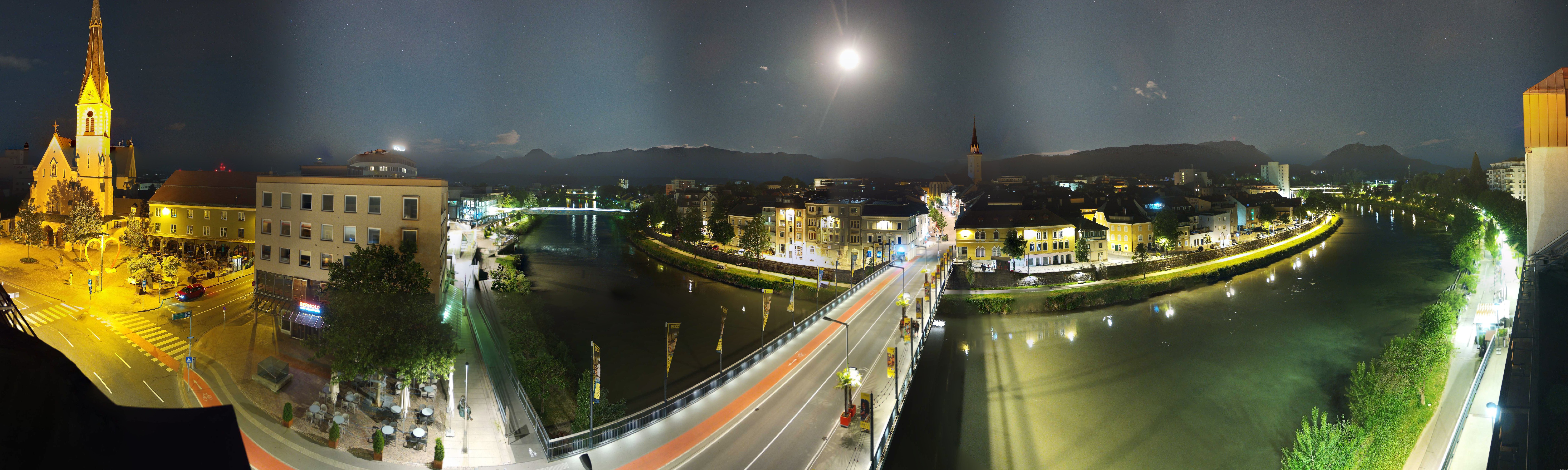 Archived image Webcam Panoramic view of Villach