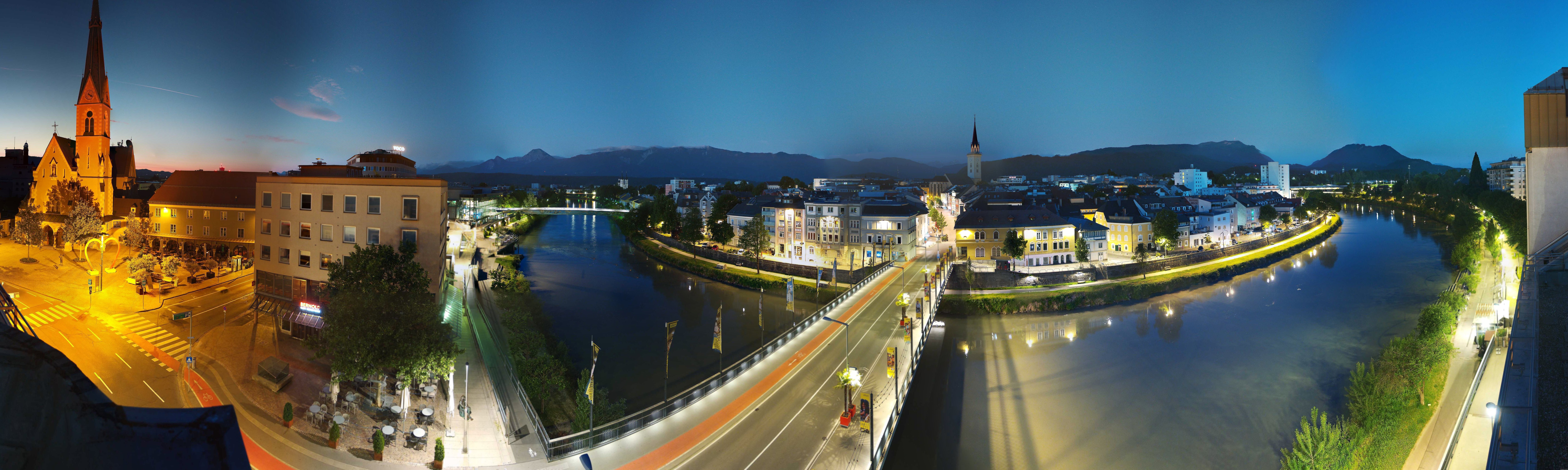 Archived image Webcam Panoramic view of Villach