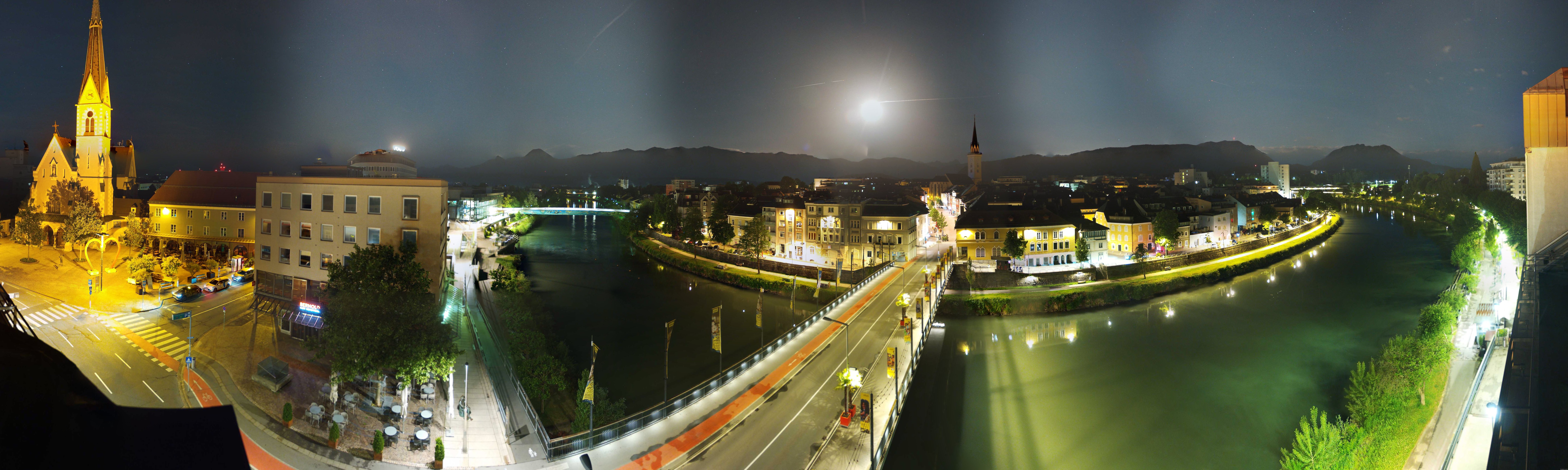 Archived image Webcam Panoramic view of Villach
