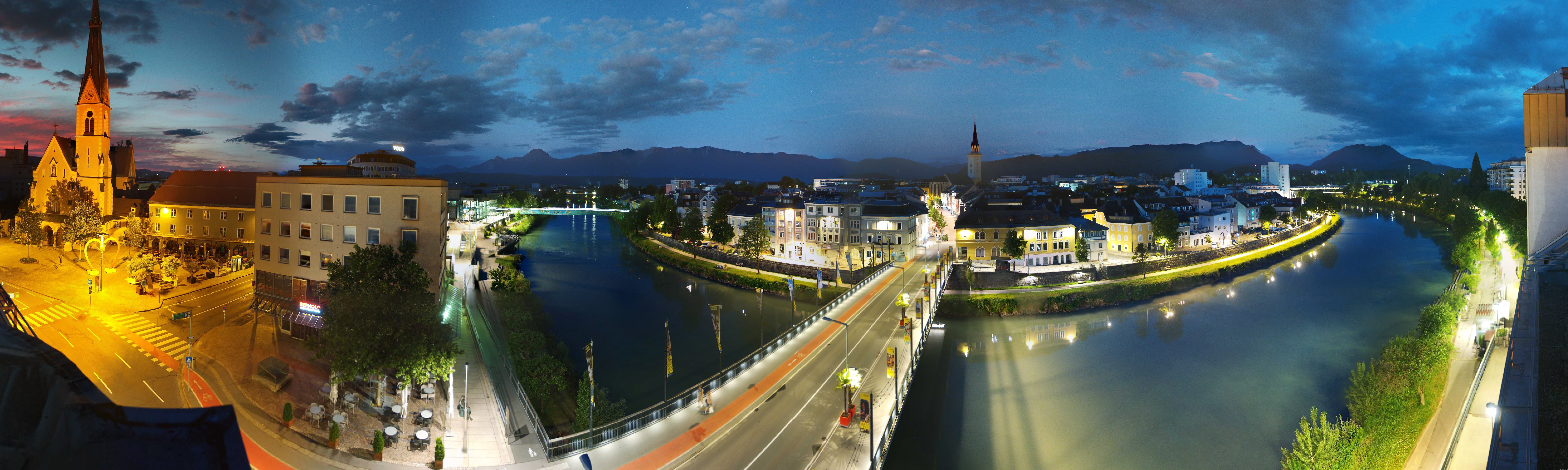 Archived image Webcam Panoramic view of Villach