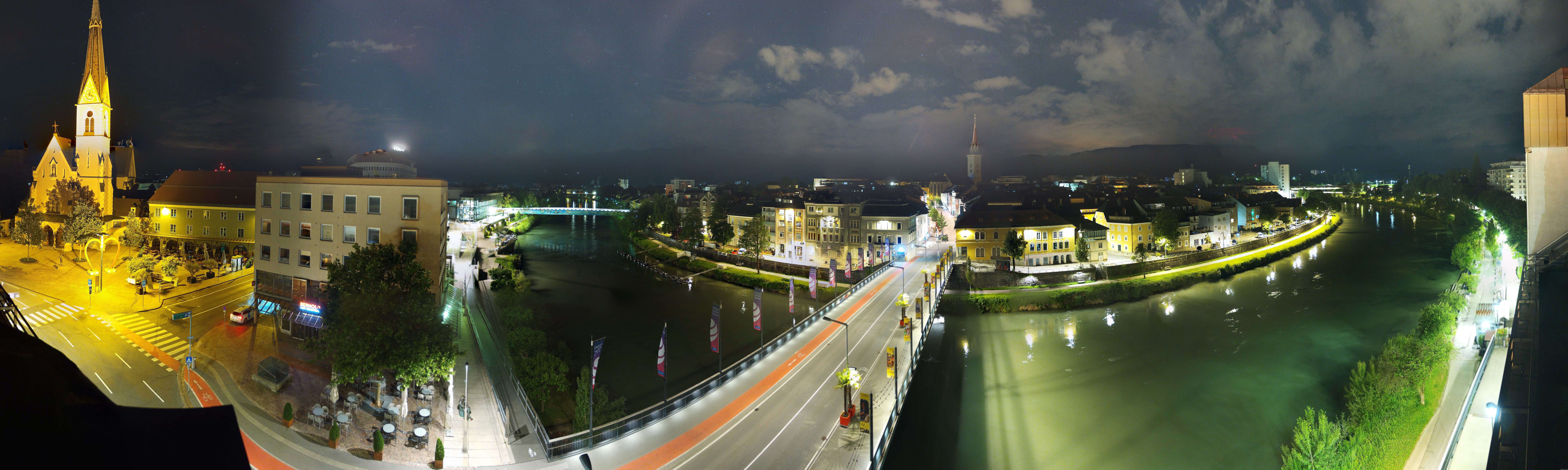 Archived image Webcam Panoramic view of Villach