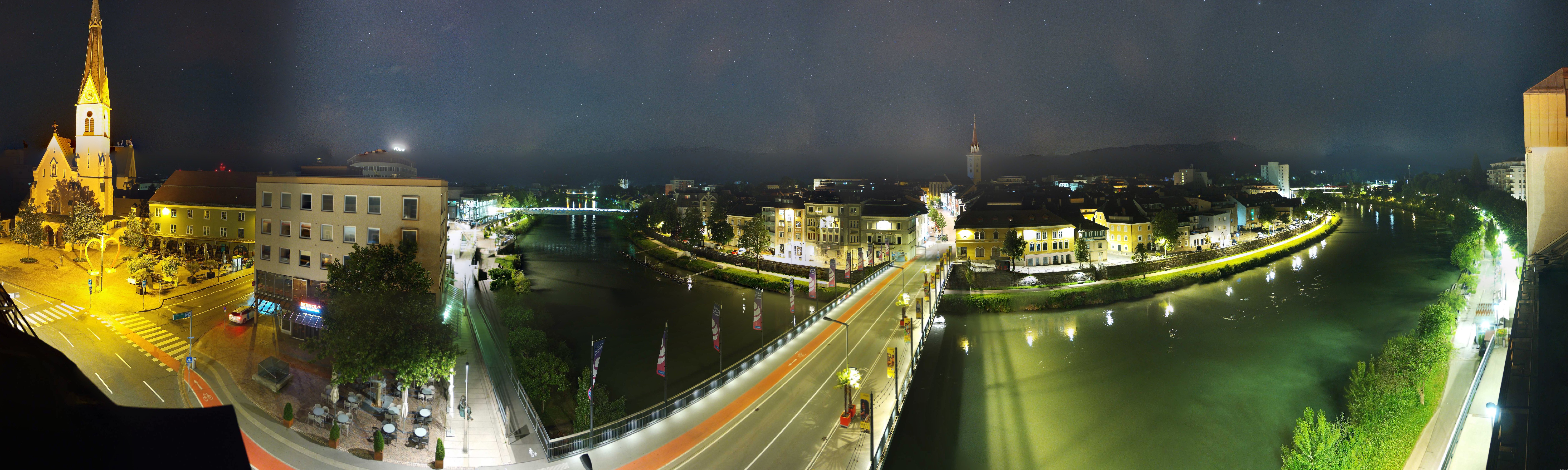 Archived image Webcam Panoramic view of Villach