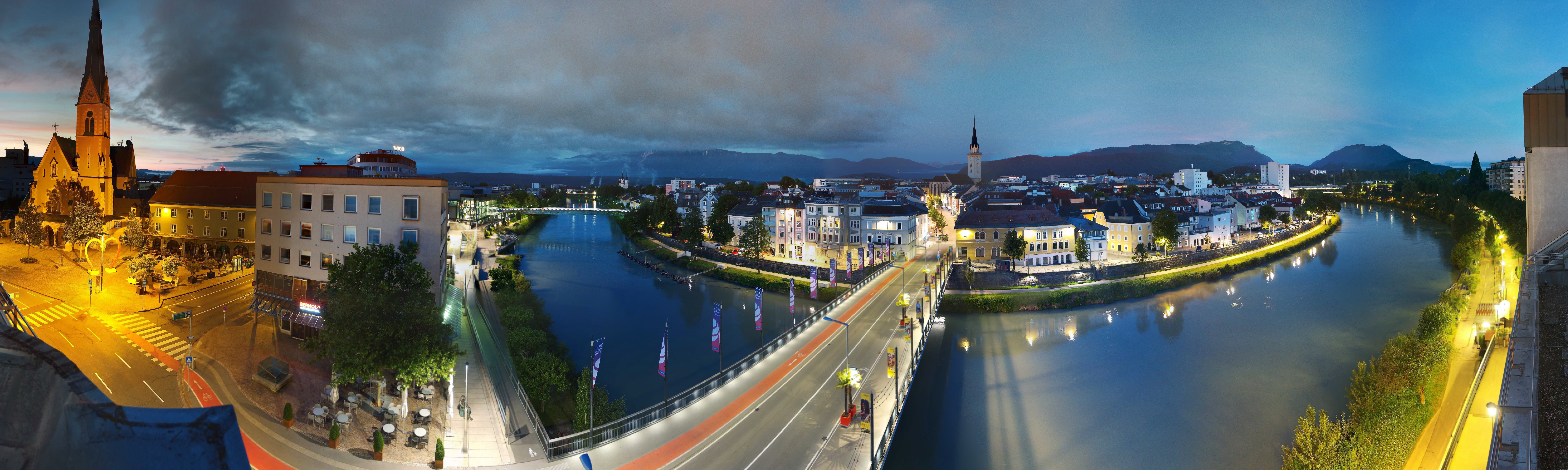 Archived image Webcam Panoramic view of Villach