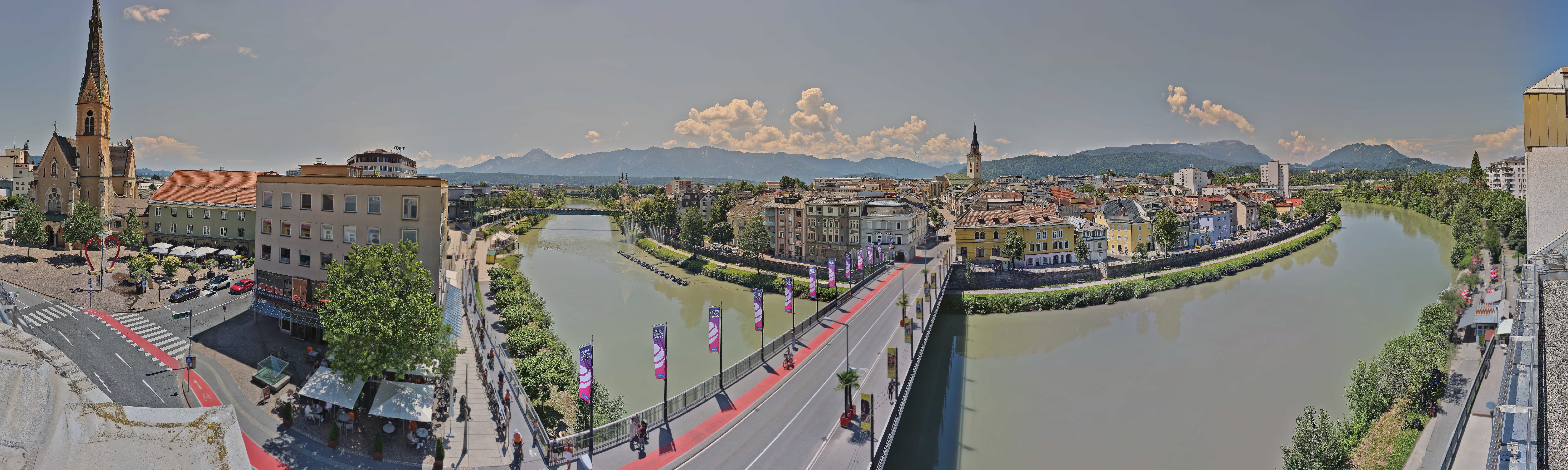 Archiv Foto Webcam Villach im Drautal