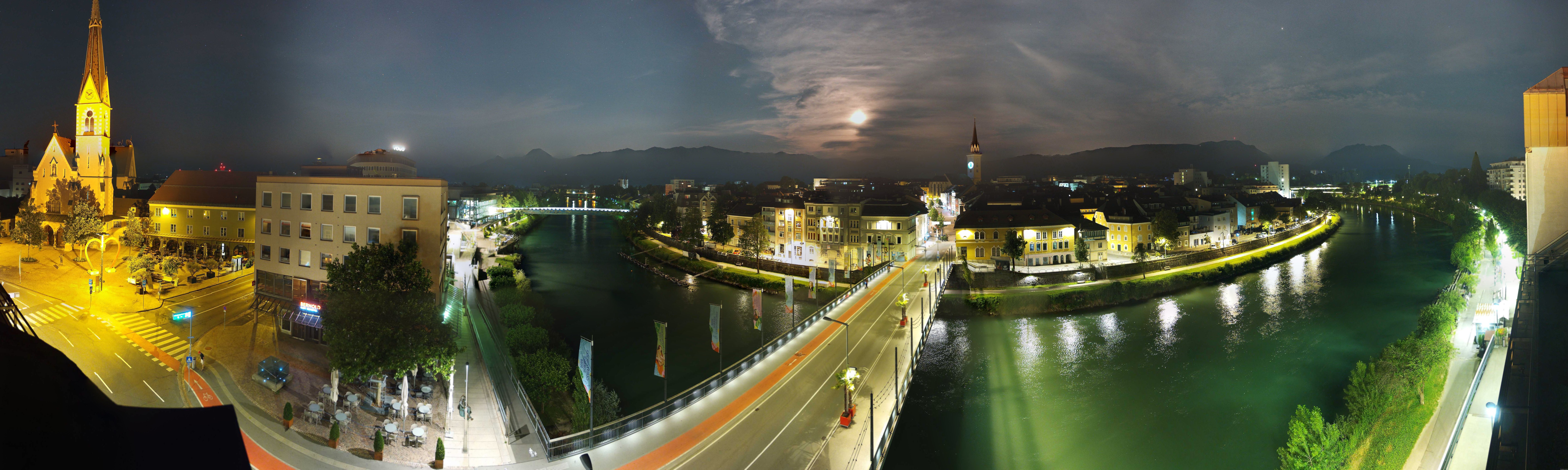 Archived image Webcam Panoramic view of Villach