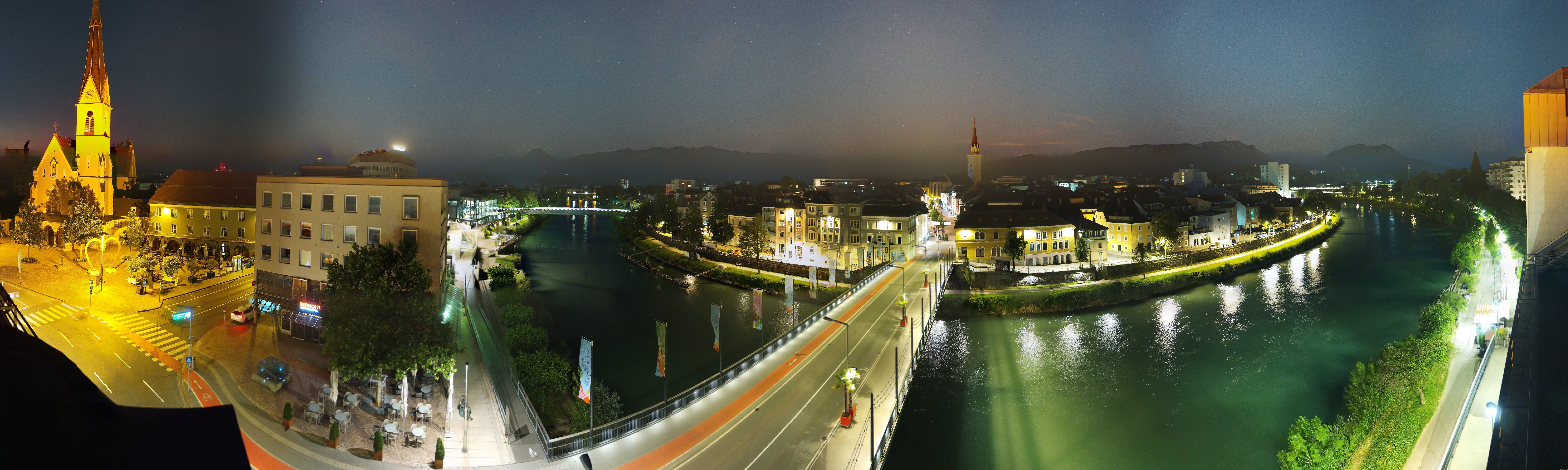 Archived image Webcam Panoramic view of Villach
